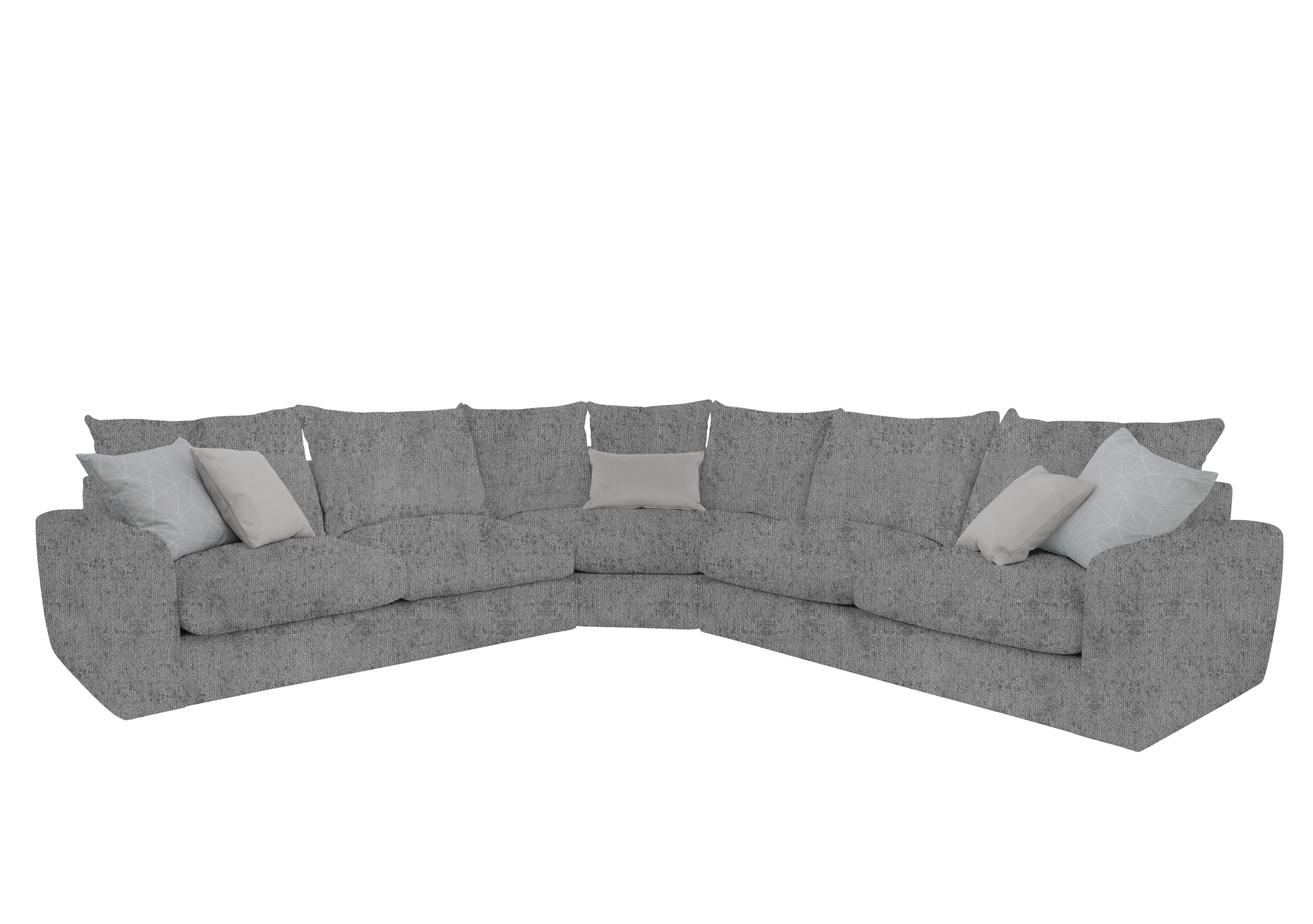 Pandora Large Corner Sofa in Denby Silver on Furniture Village