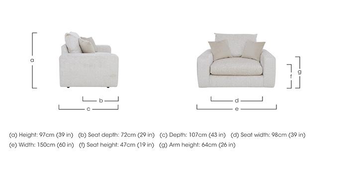 Pandora Snuggler in  on Furniture Village