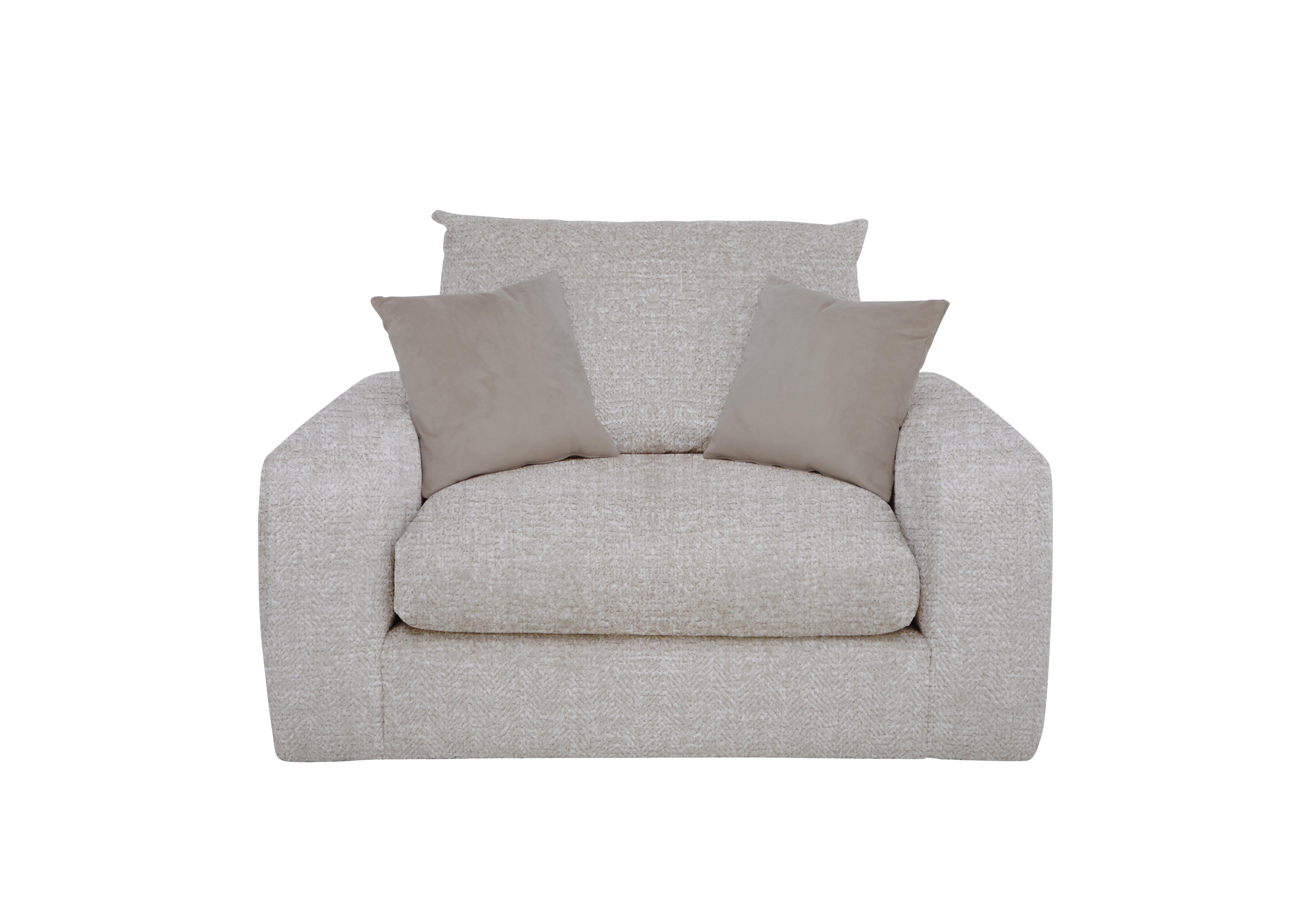 Pandora Snuggler in Plain Mink on Furniture Village