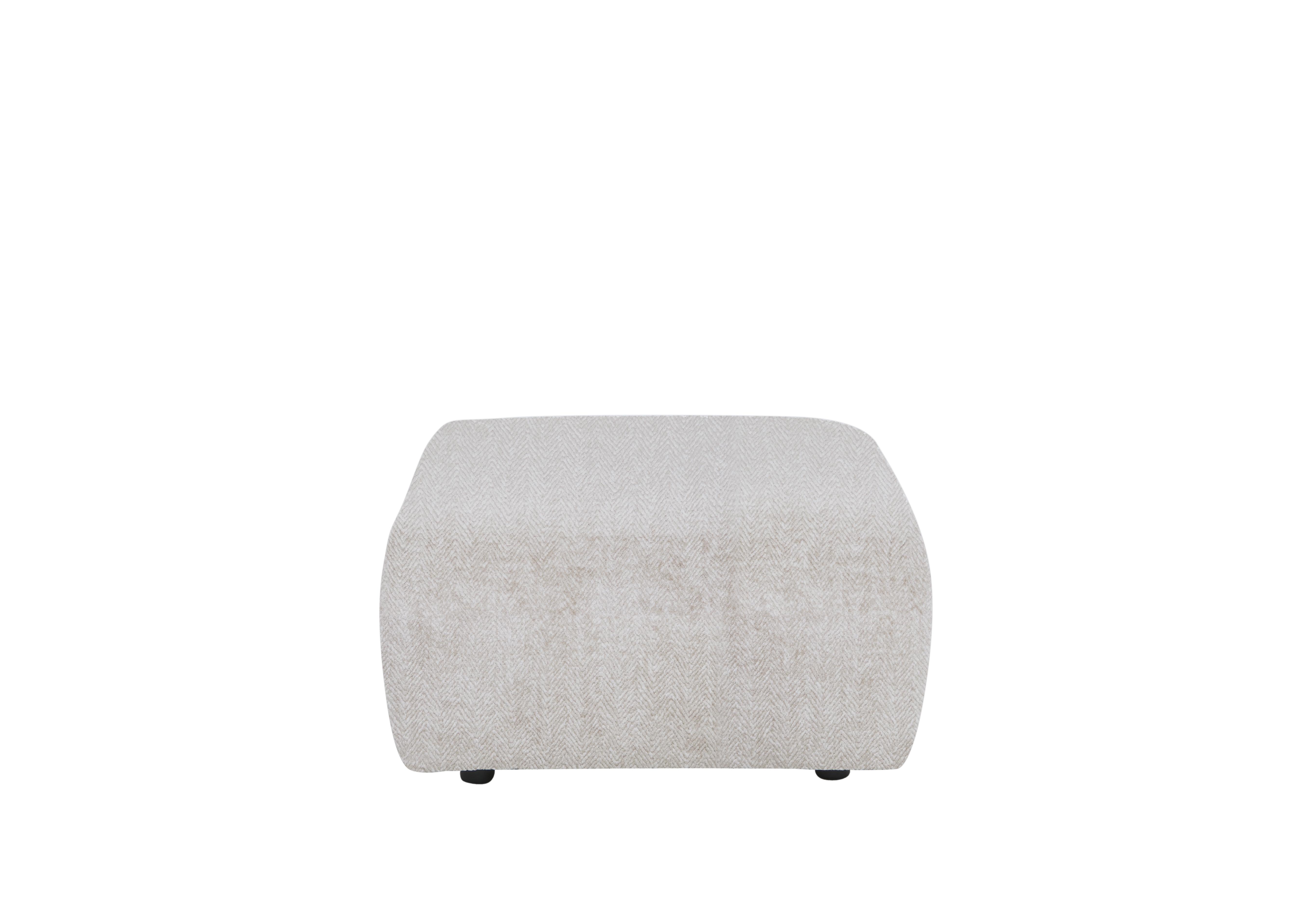 Pandora Medium Footstool in Chevron Mink on Furniture Village