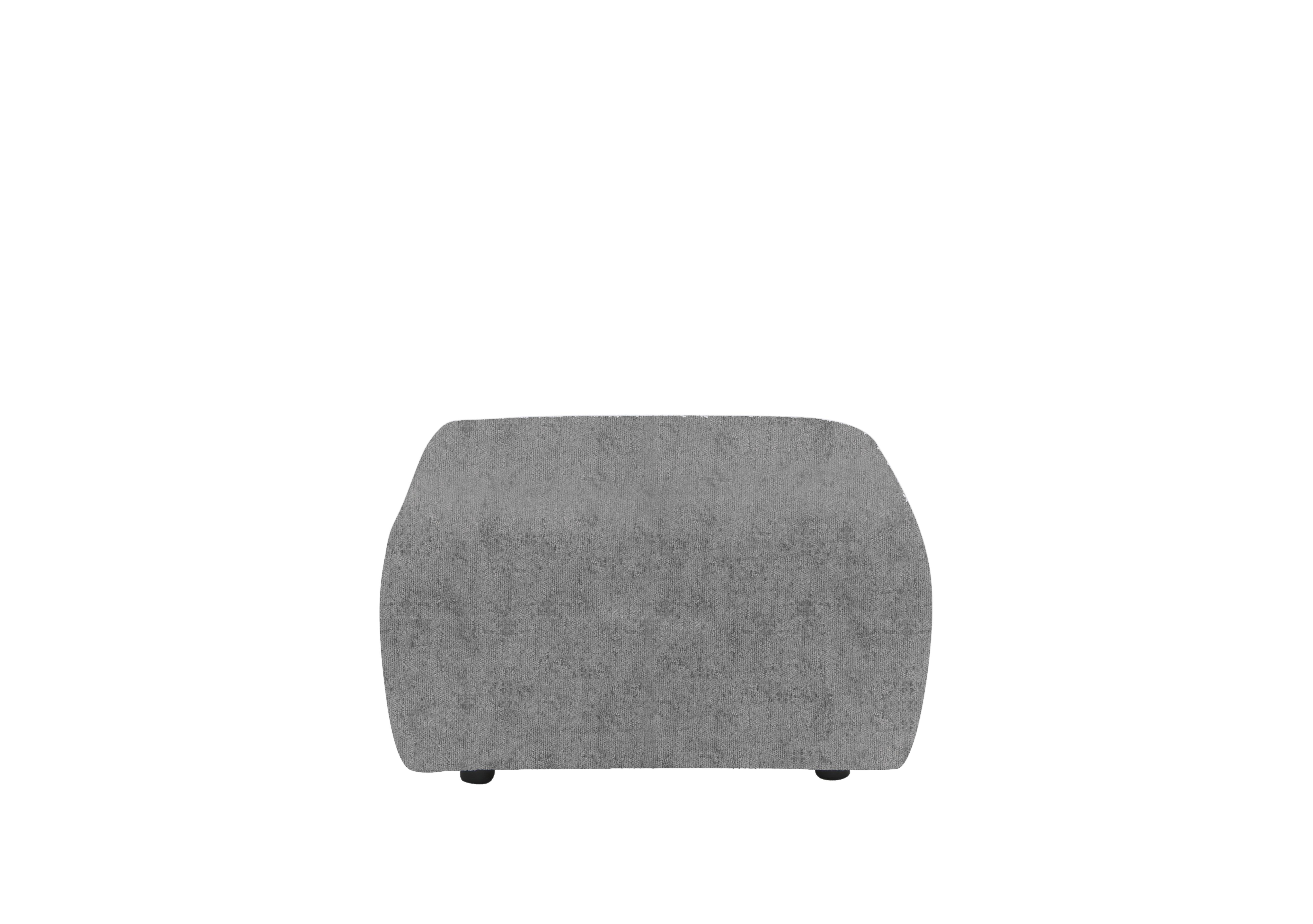 Pandora Medium Footstool in Denby Silver on Furniture Village