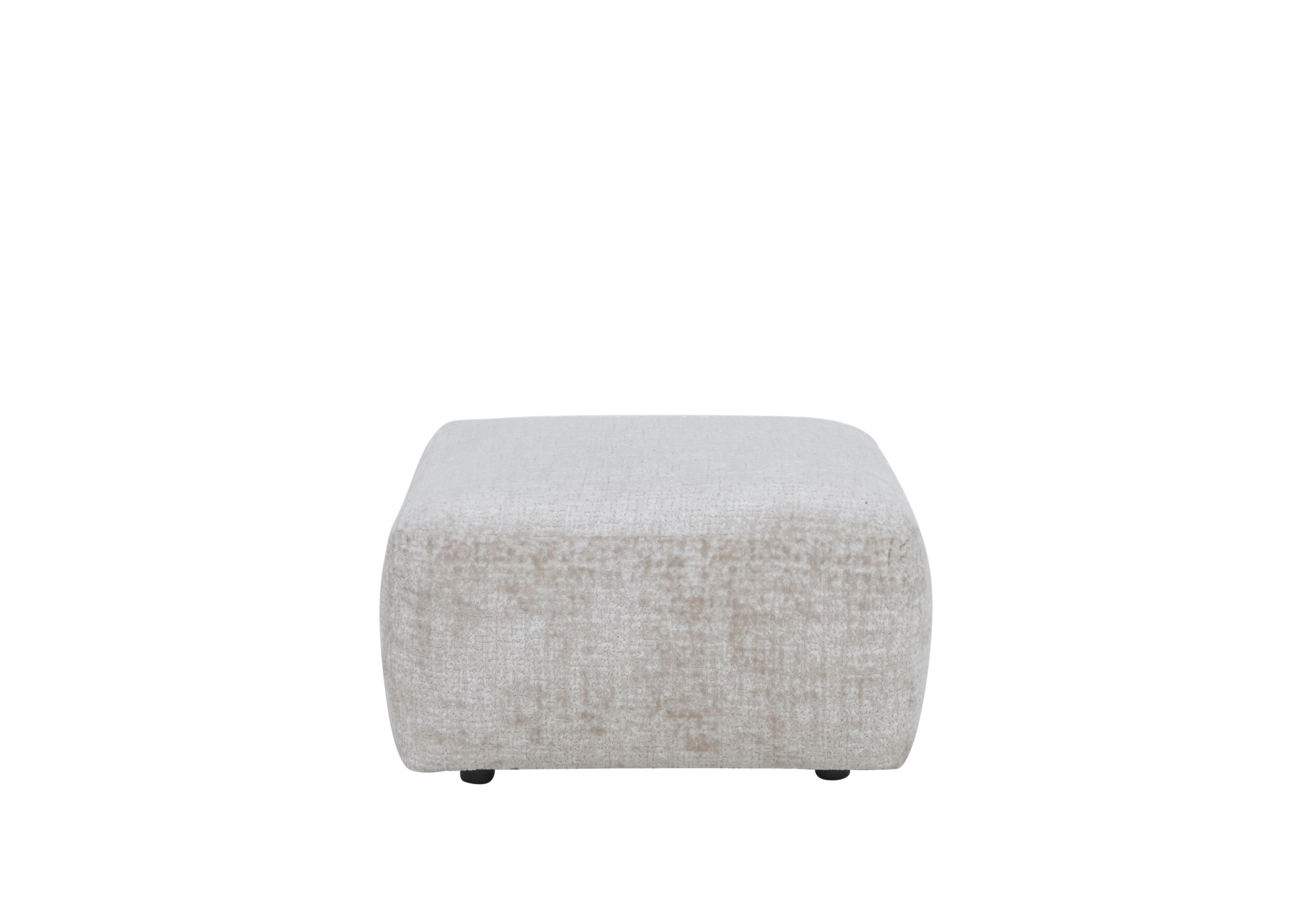 Pandora Medium Footstool in Plain Mink on Furniture Village