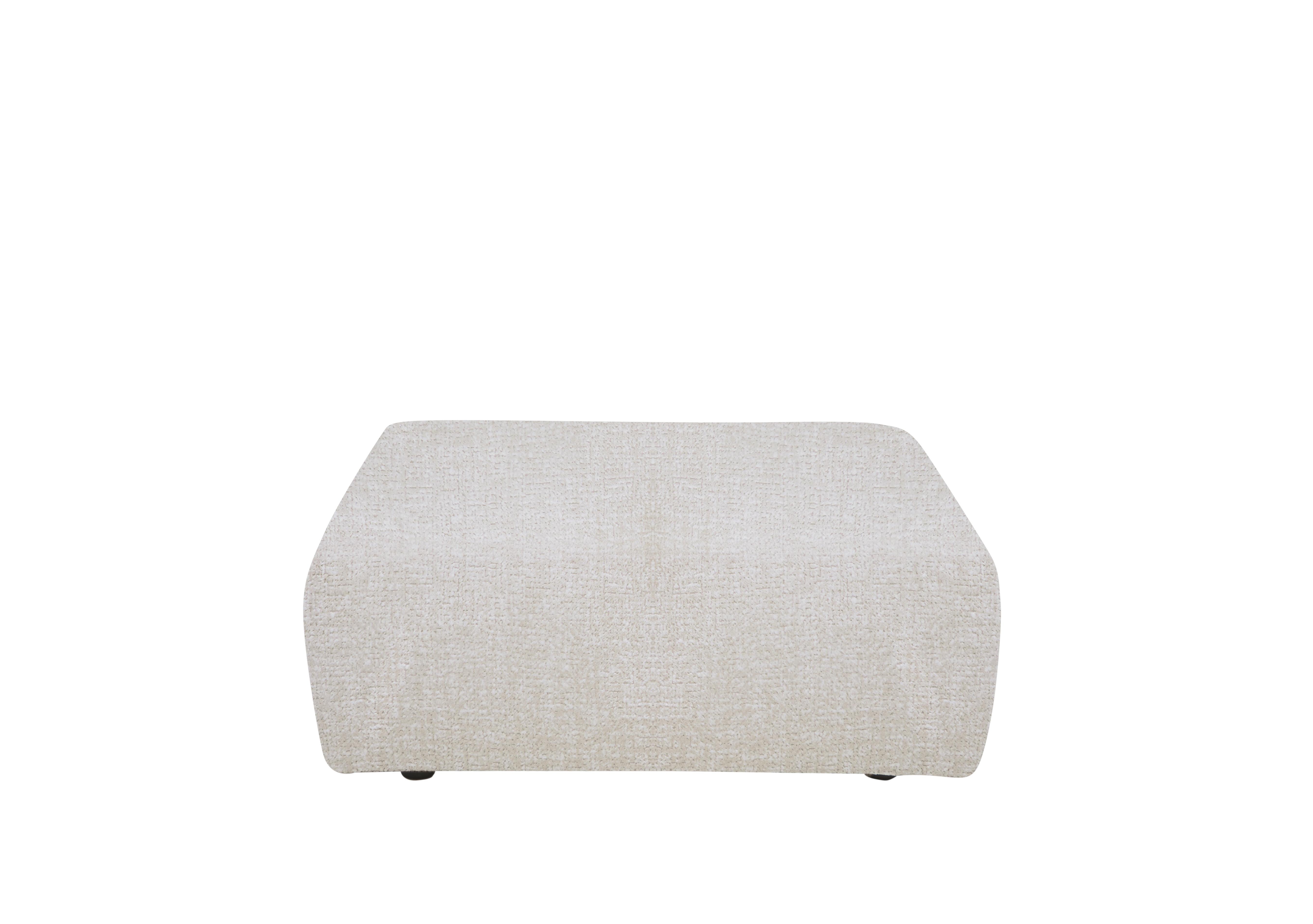Large Footstool in Plain Ivory on Furniture Village