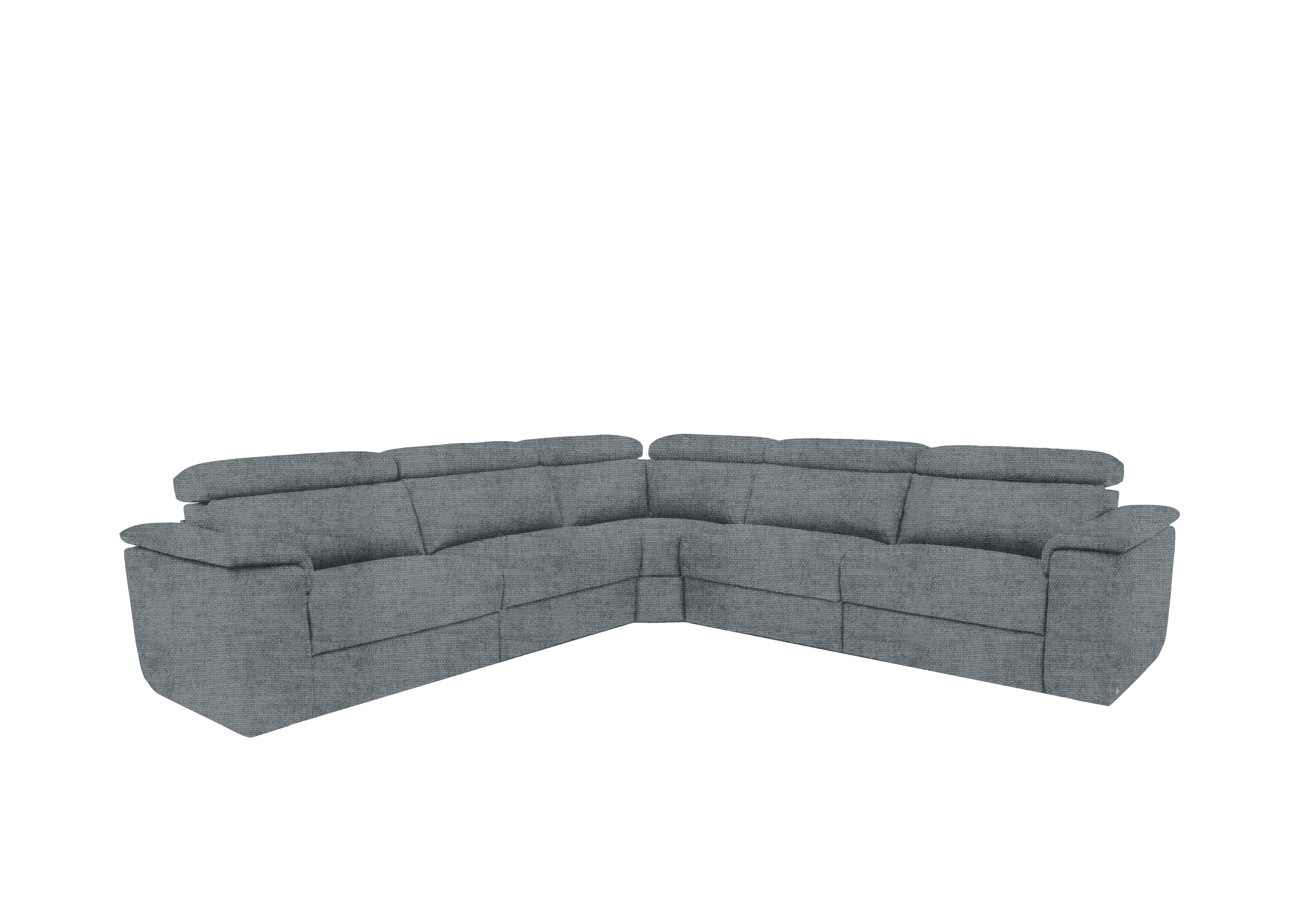 Davide Large Fabric Corner Sofa in Baobab Grigio 546 on Furniture Village