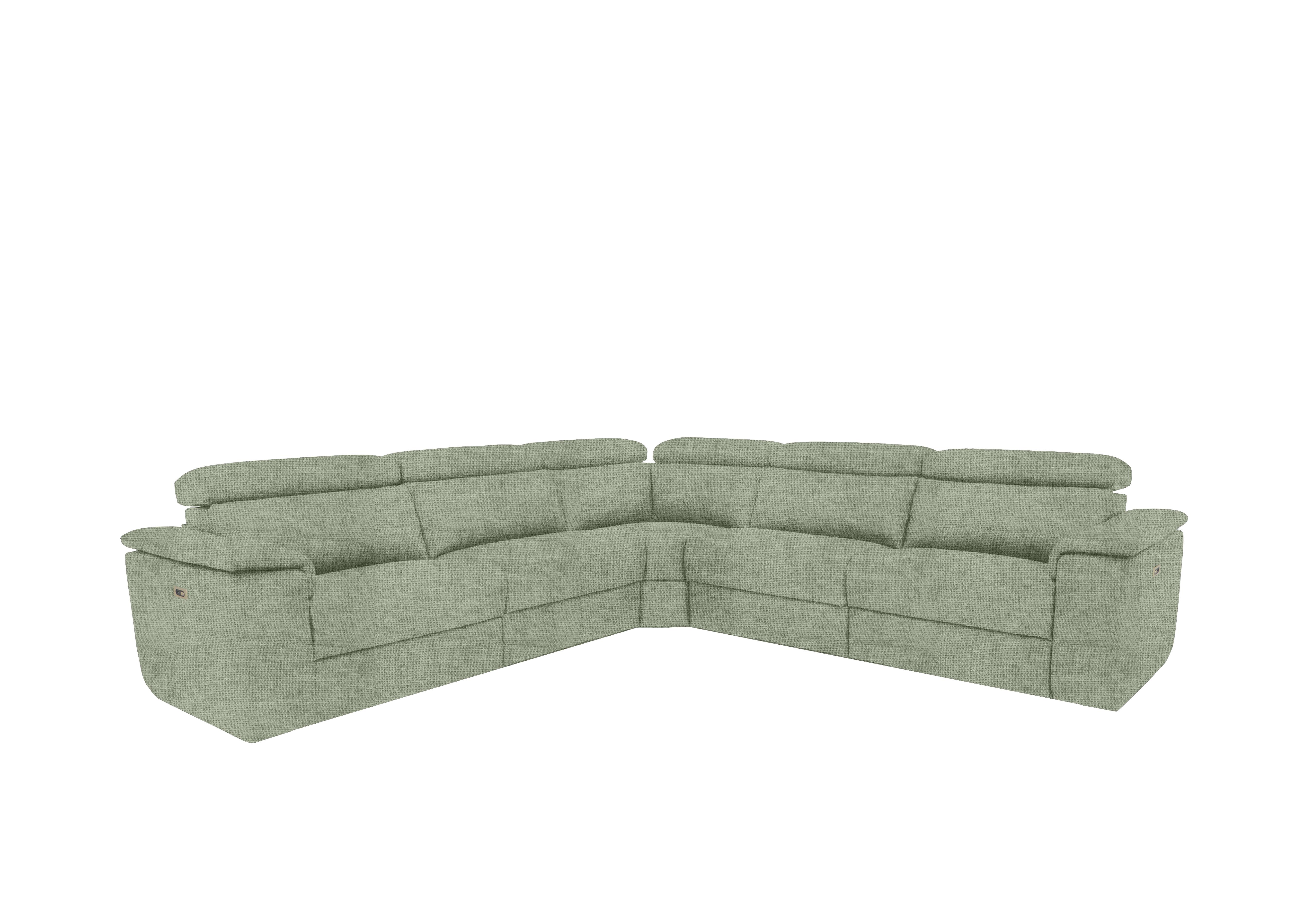 Davide Large Fabric Corner Sofa in Baobab Muschio 538 on Furniture Village