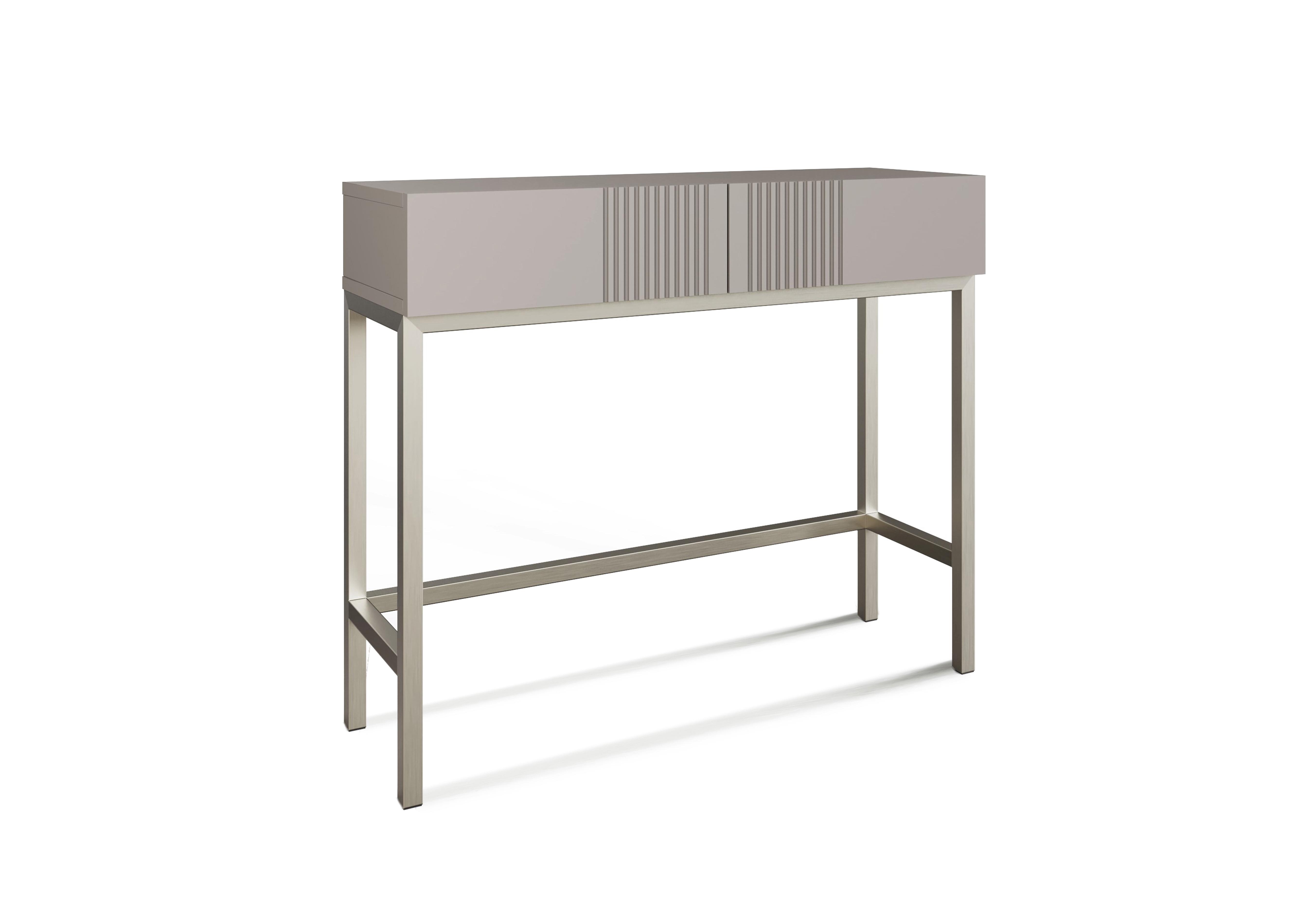 Delta Vanity Table with Smart LED Lighting in Grey on Furniture Village