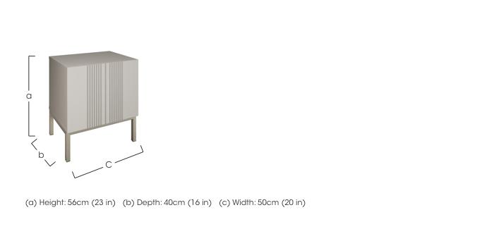 Delta Lamp Table with Smart LED Lighting in  on Furniture Village