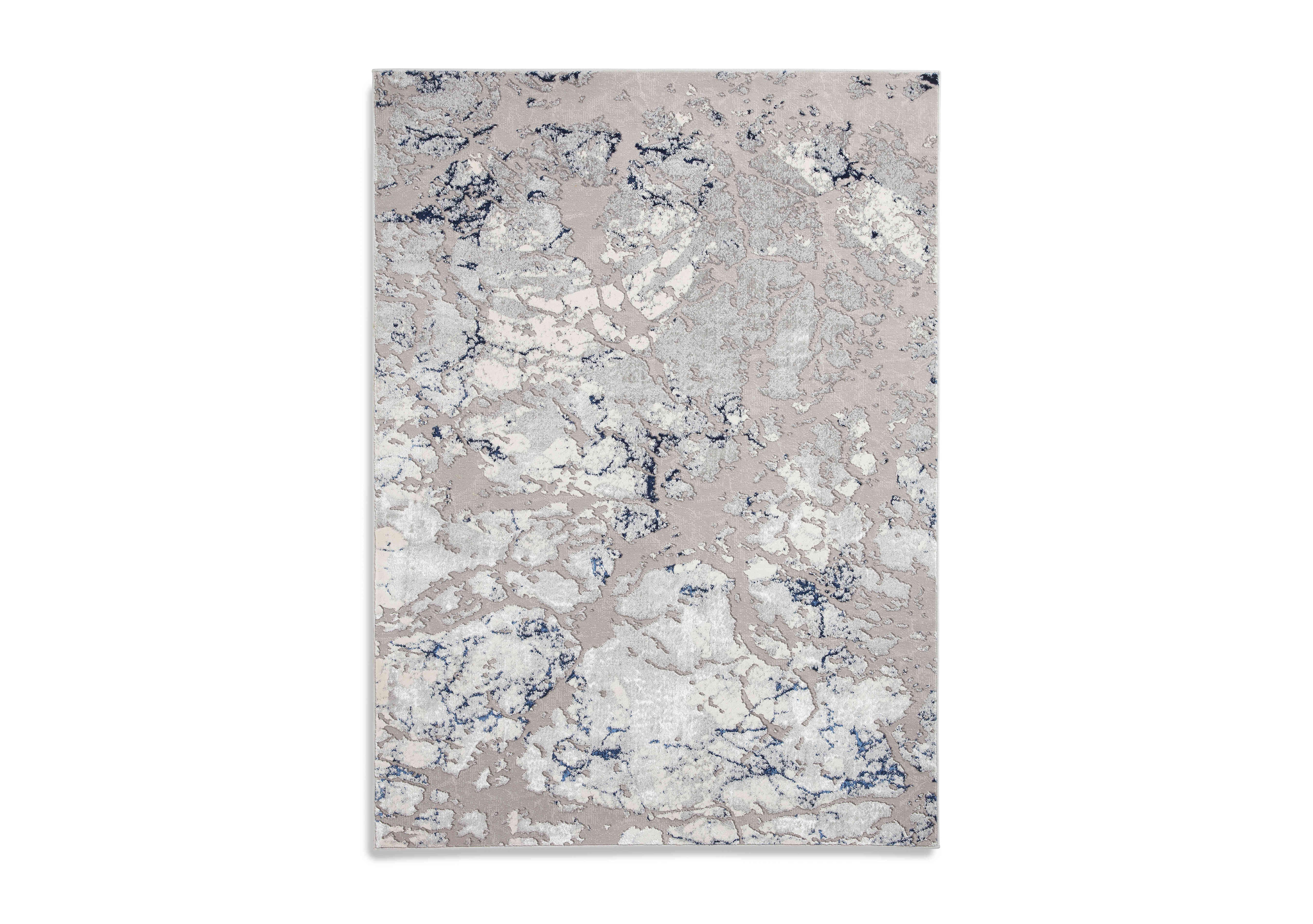 Amaia Rug in Navy on Furniture Village