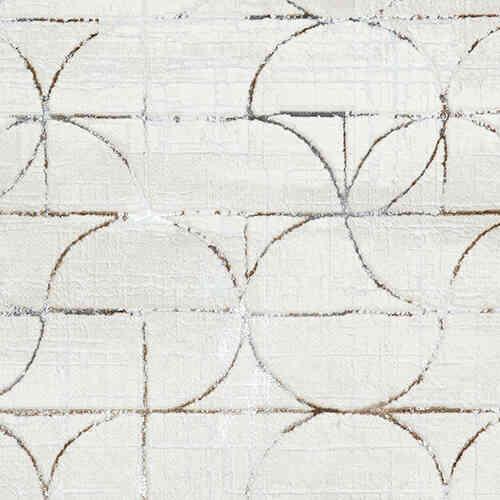 Shira Rug in Beige And Silver on Furniture Village