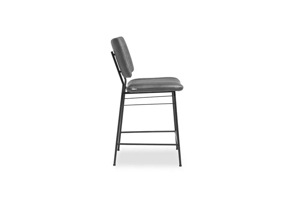Toronto Faux Leather Fixed Bar Stool