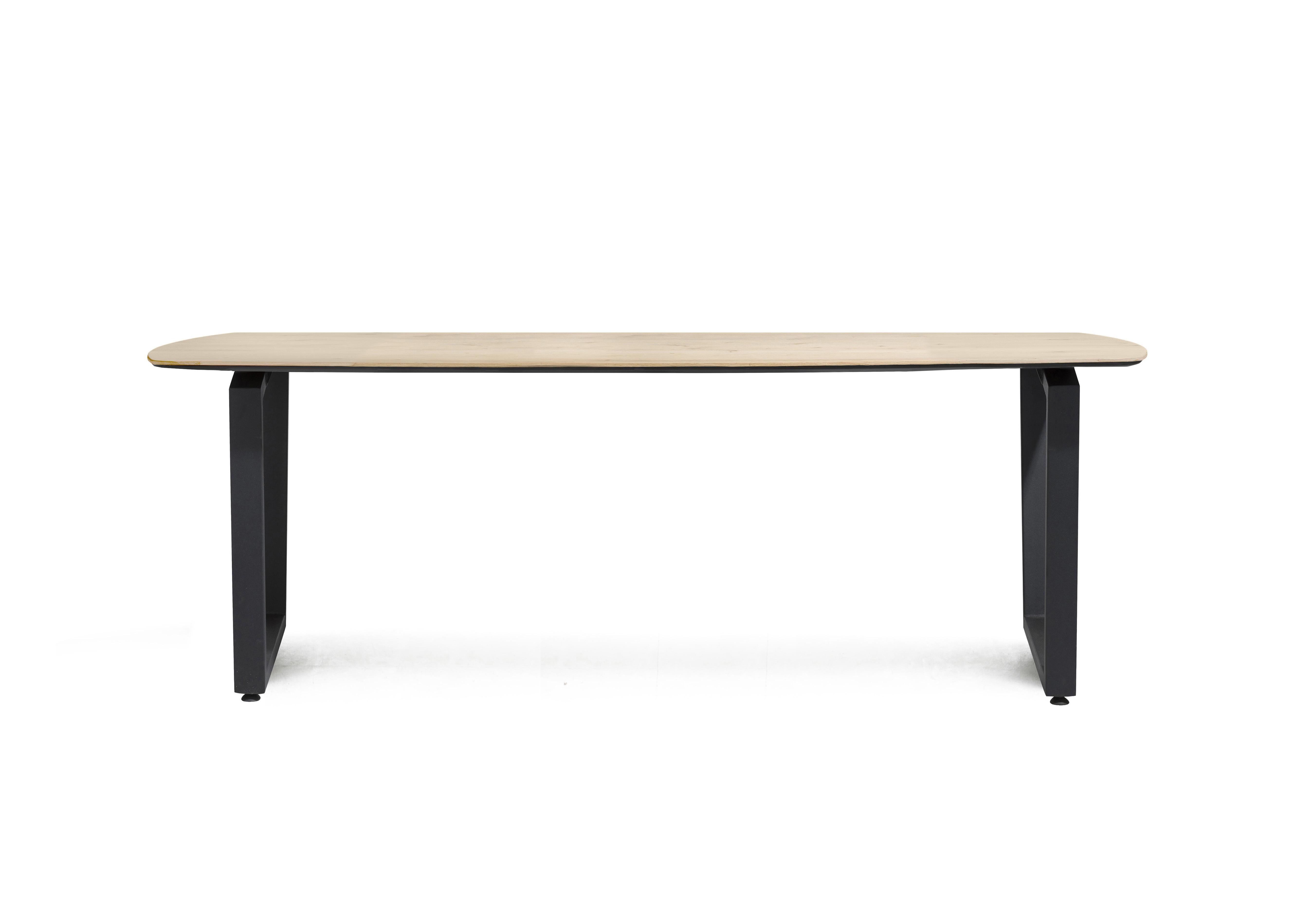 Montreal Dining Table with U-Shaped Legs in Natural on Furniture Village