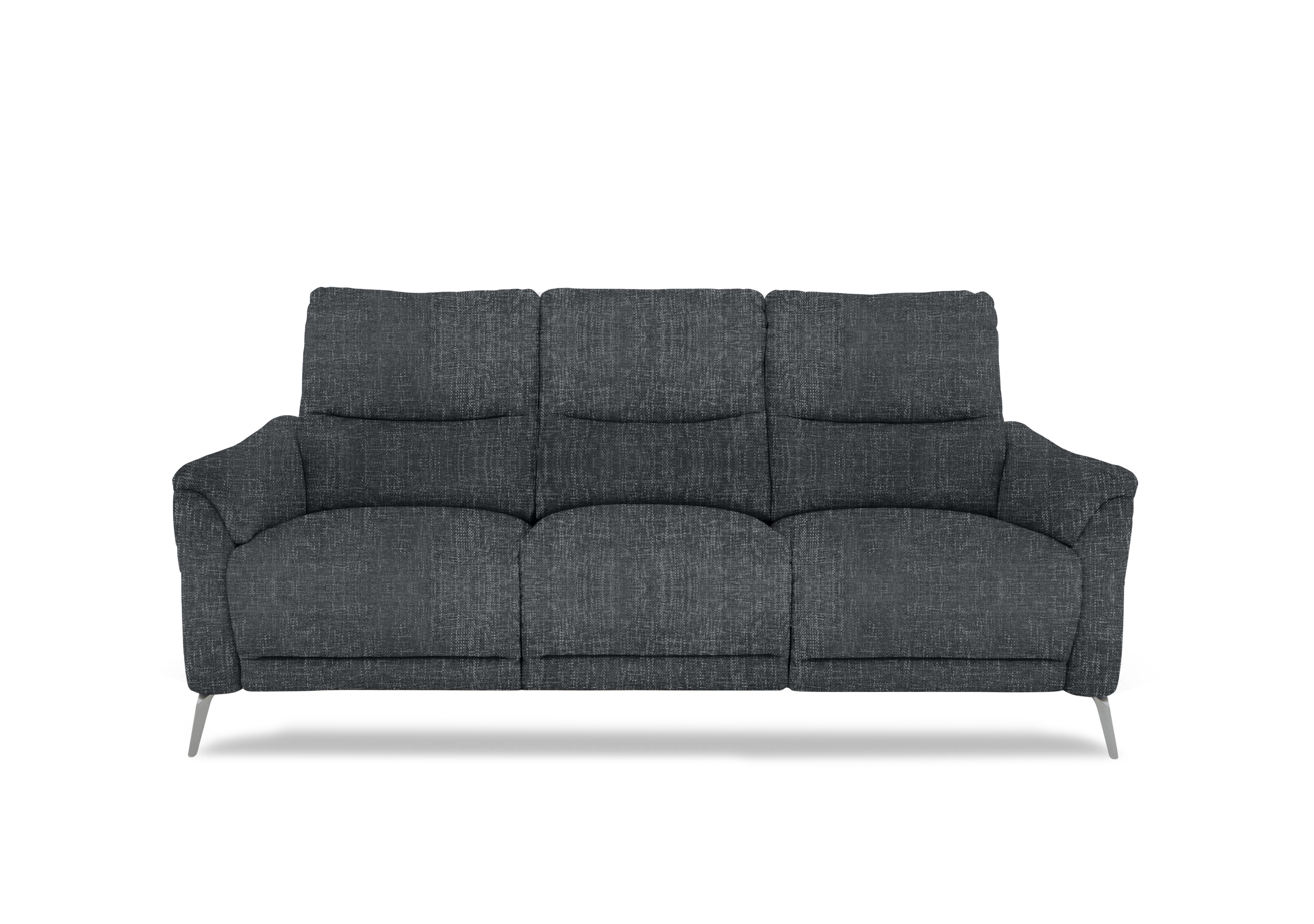 Daytona 3 Seater Fabric Power Recliner Sofa with Drinks Holder and Built-in Bluetooth Speaker in 13345 Anivia Dark Grey on Furniture Village