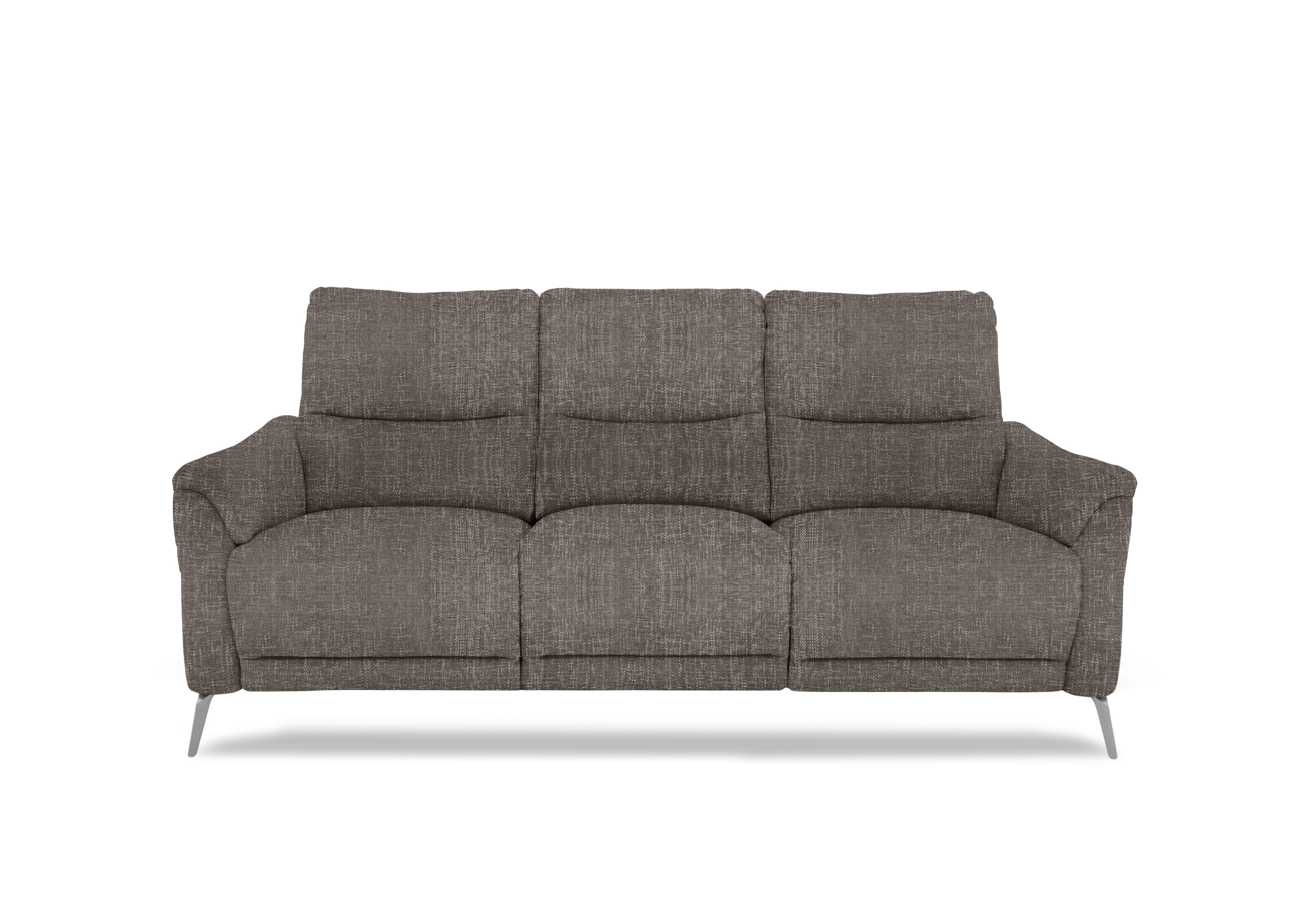 Daytona 3 Seater Fabric Power Recliner Sofa with Drinks Holder and Built-in Bluetooth Speaker in 15445 Anivia Brown on Furniture Village
