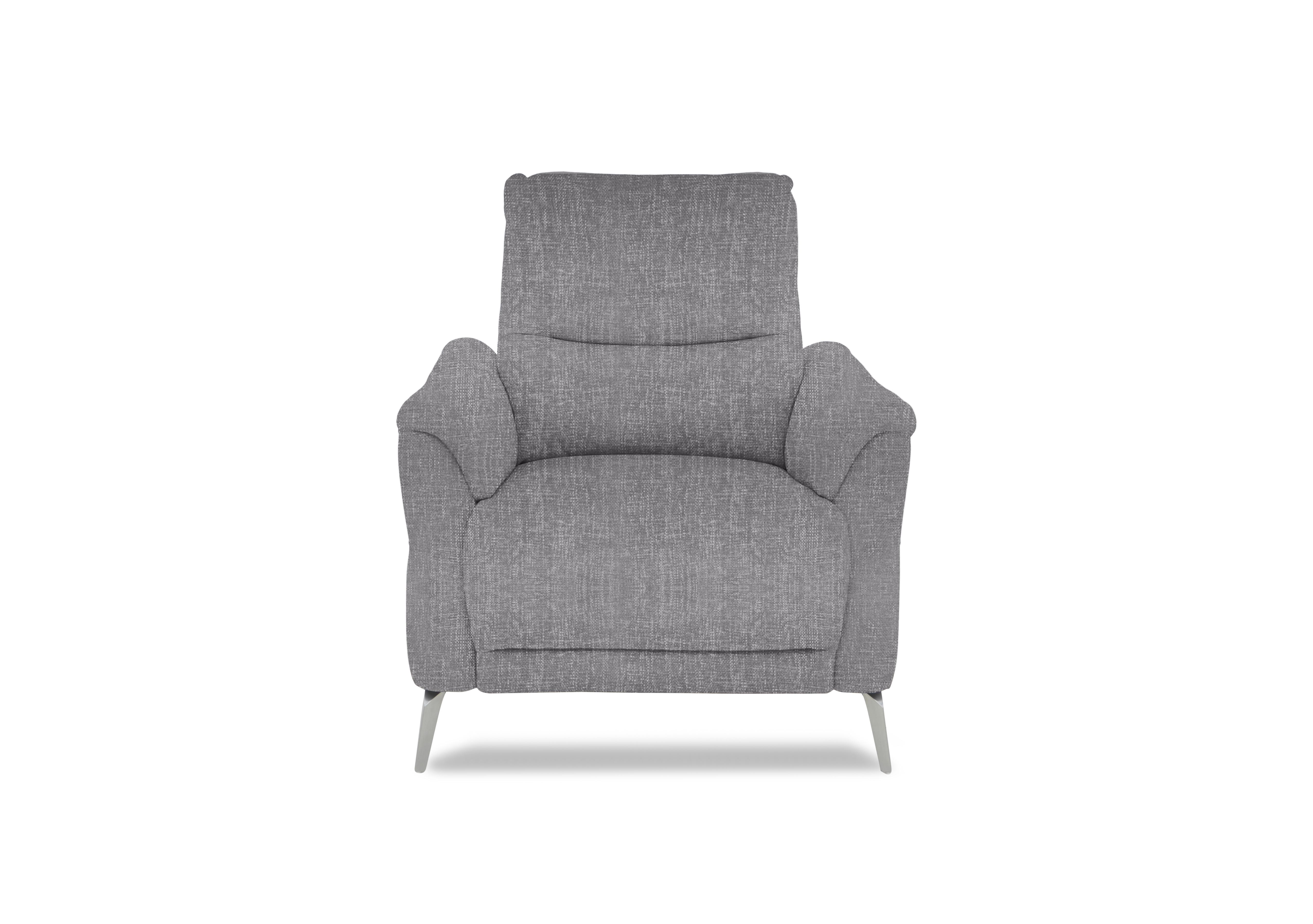 Daytona Fabric Power Recliner Chair with Bluetooth Speaker in 12445 Anivia Grey on Furniture Village