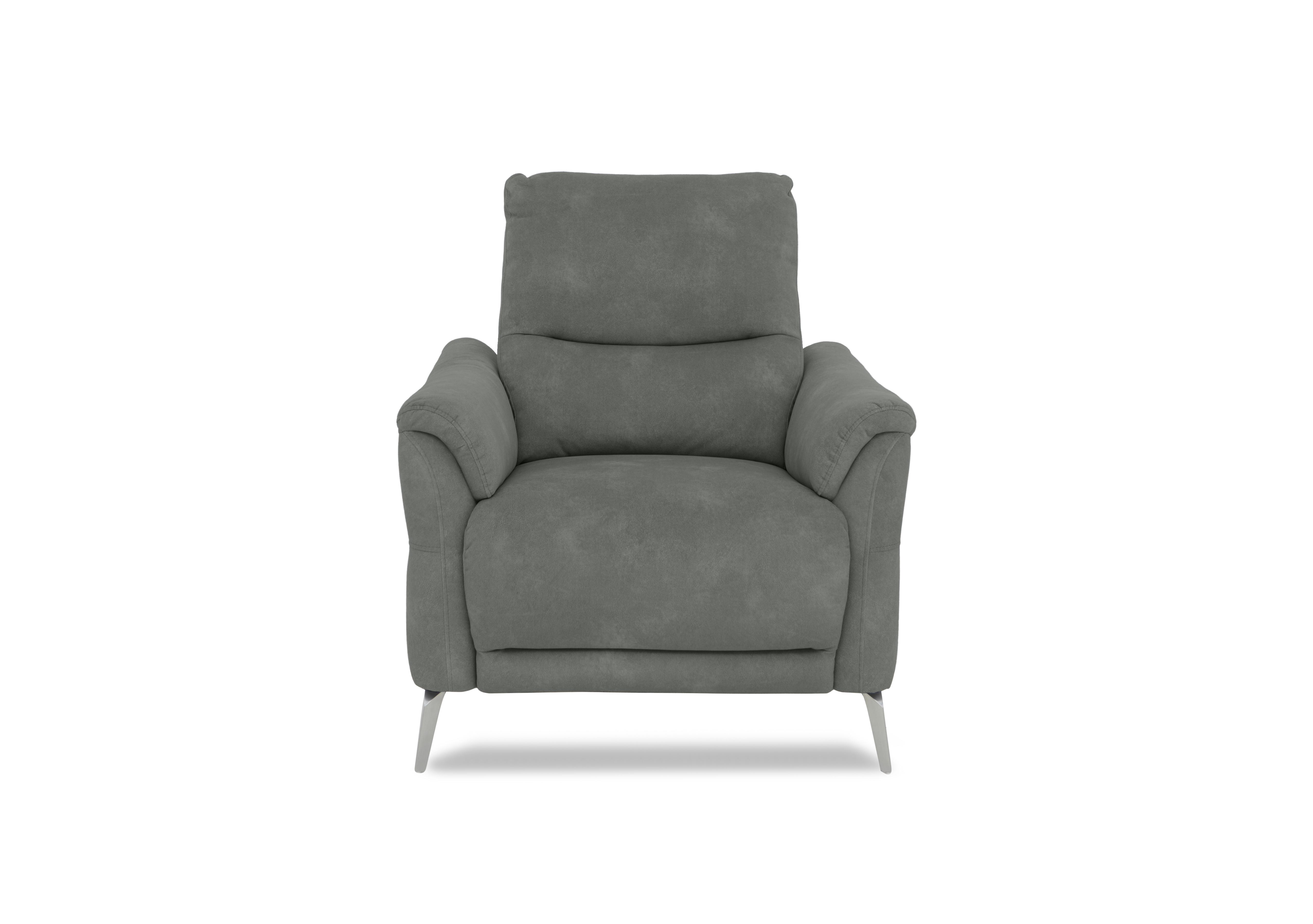 Daytona Fabric Power Recliner Chair with Bluetooth Speaker in 43515 Dexter Moss on Furniture Village