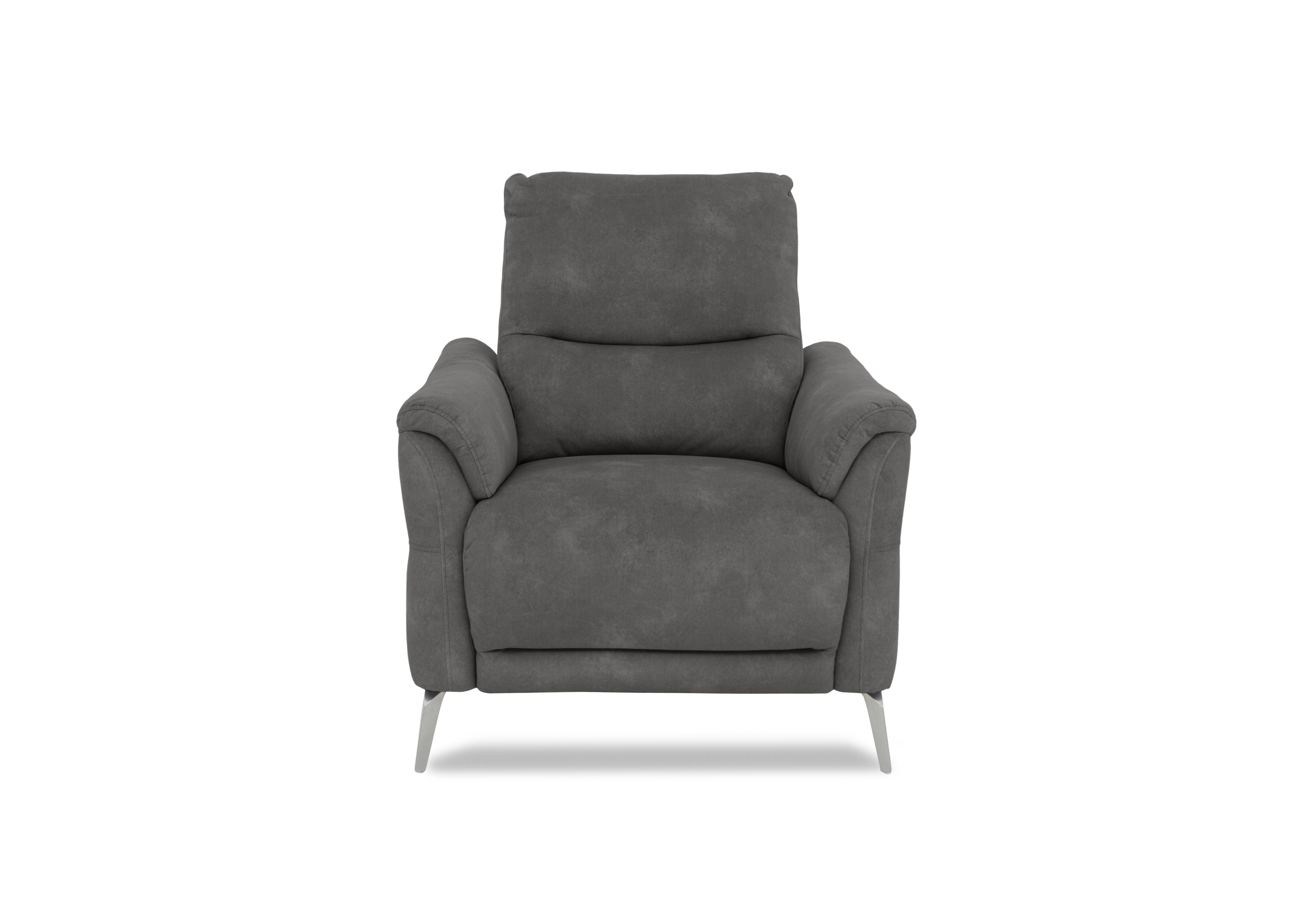 Daytona Fabric Power Recliner Chair with Bluetooth Speaker in 43519 Dexter Shadow on Furniture Village