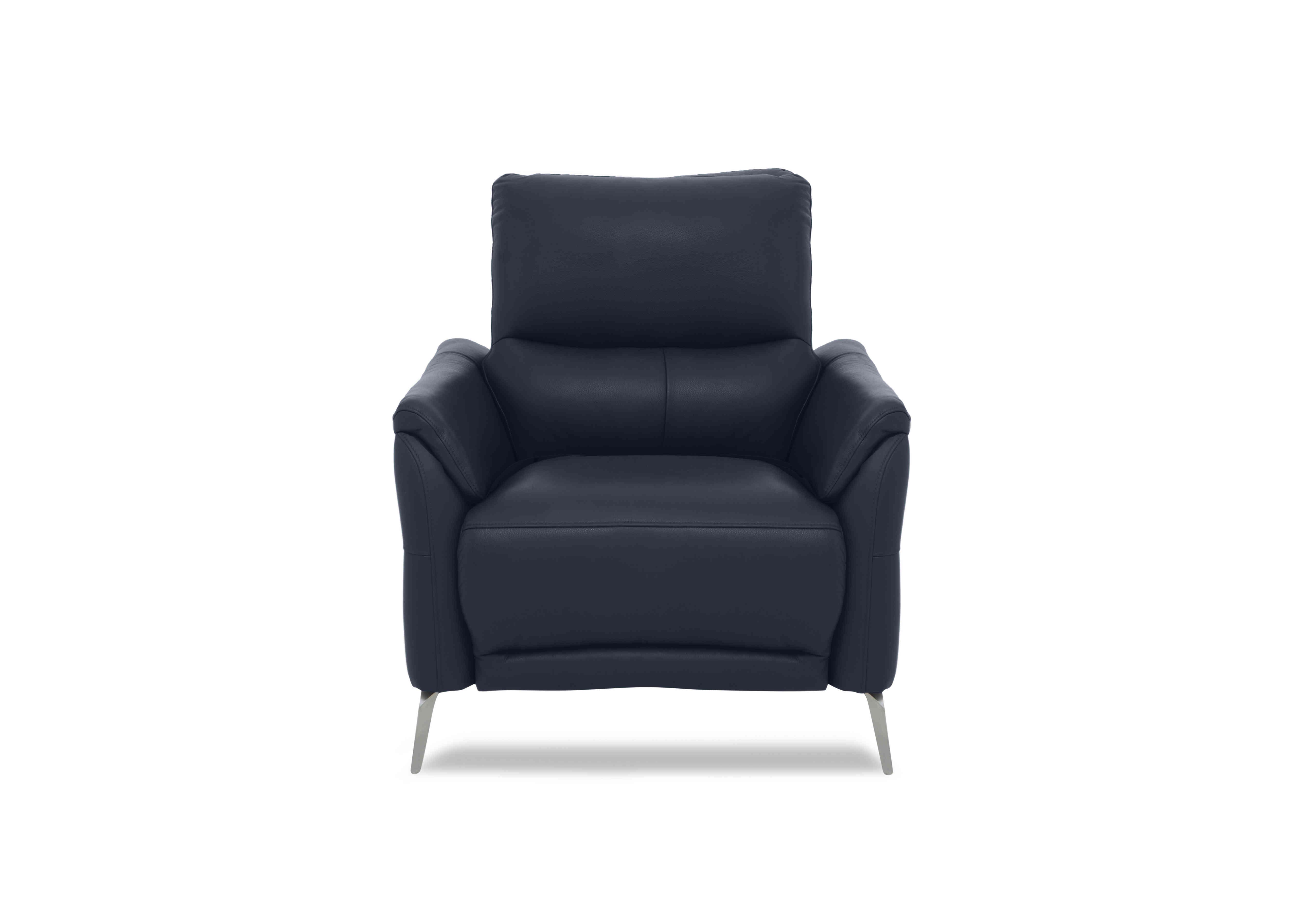 Daytona Leather Power Recliner Chair with Bluetooth Speaker in Cat-40/09 Peacock on Furniture Village