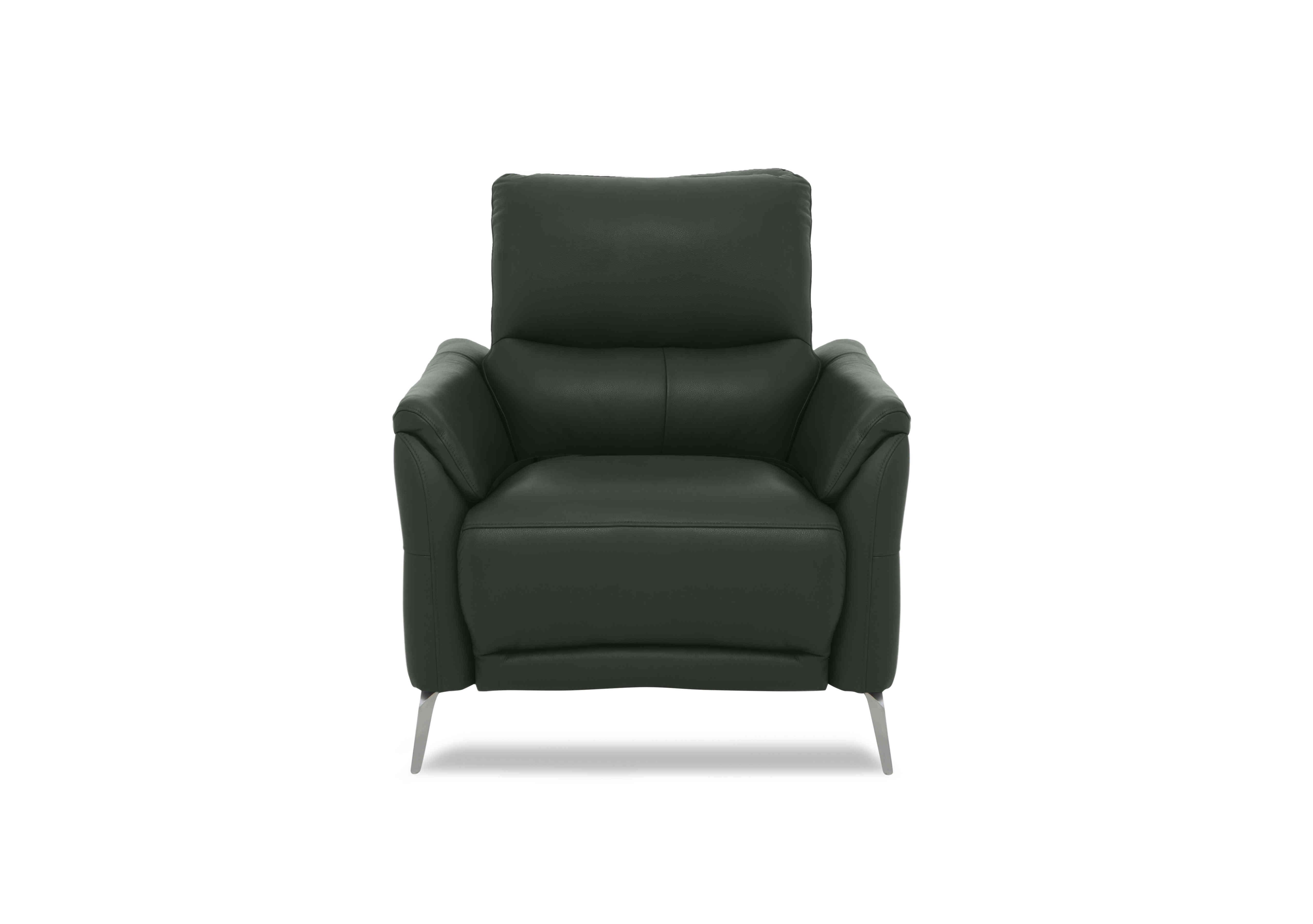Daytona Leather Power Recliner Chair with Bluetooth Speaker in Cat-40/10 Oslo Pine on Furniture Village