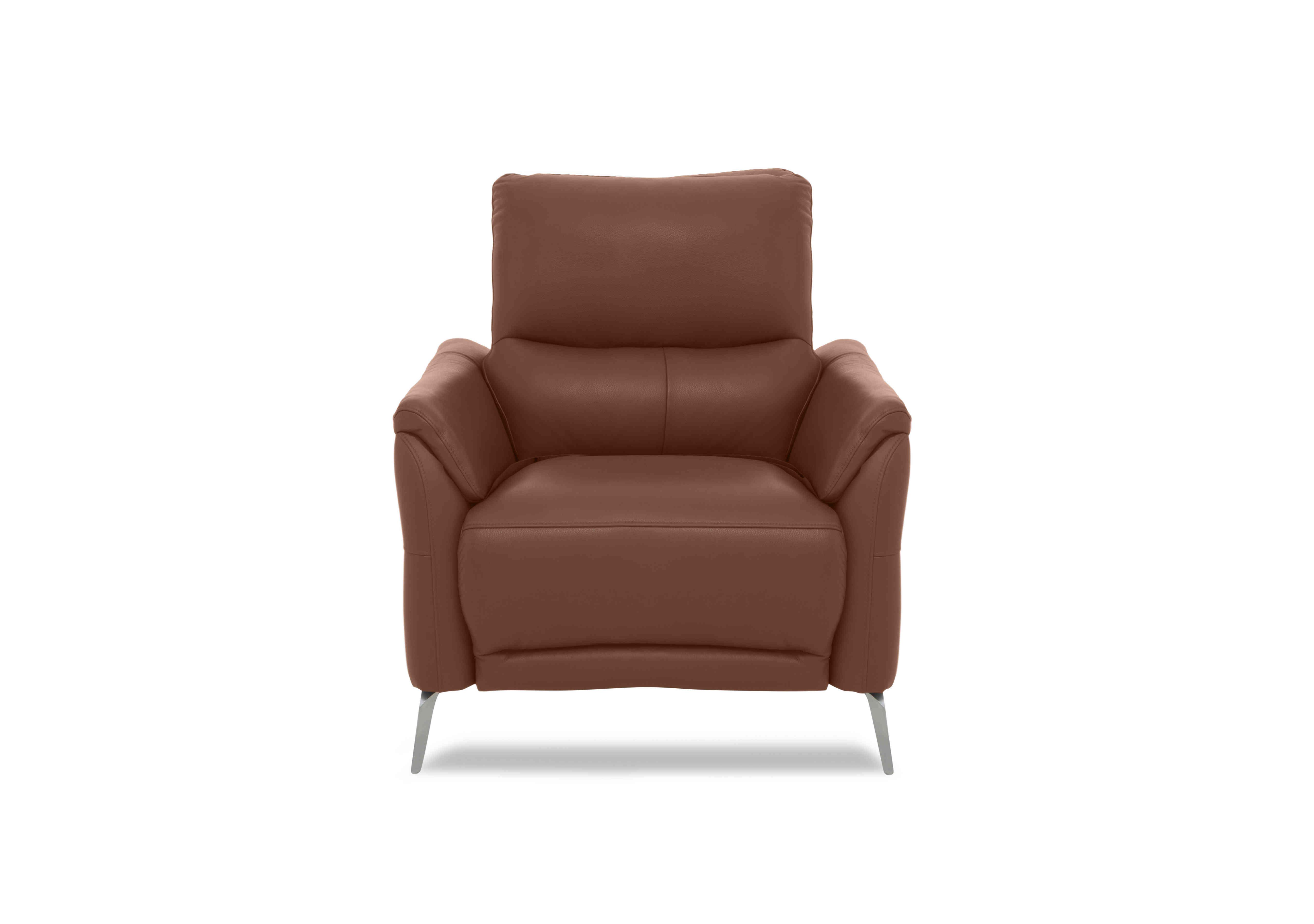 Daytona Leather Power Recliner Chair with Bluetooth Speaker in Cat-60/07 Butterscotch on Furniture Village
