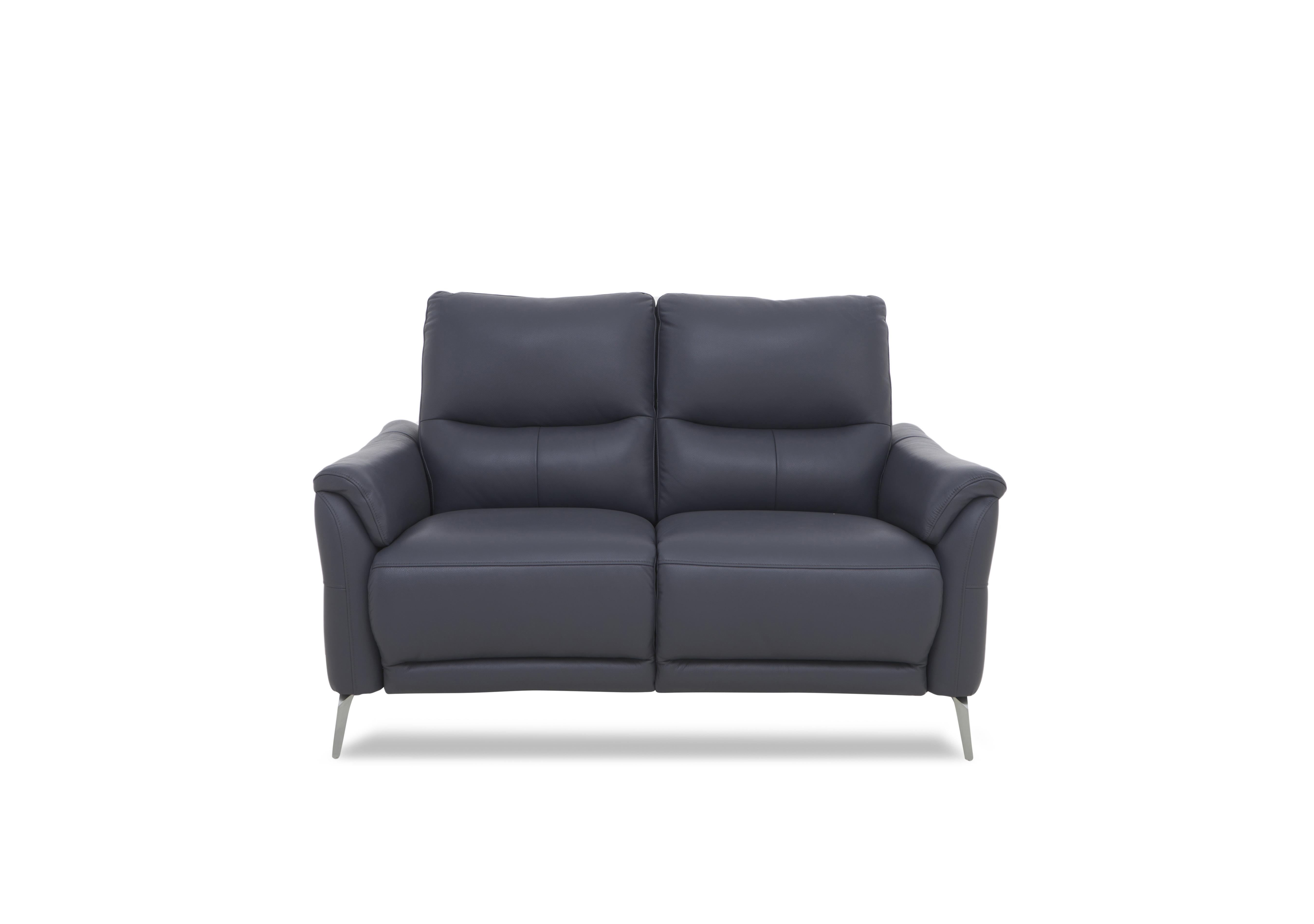 Daytona 2 Seater Leather Sofa in Cat-60/18 Lavender Grey on Furniture Village