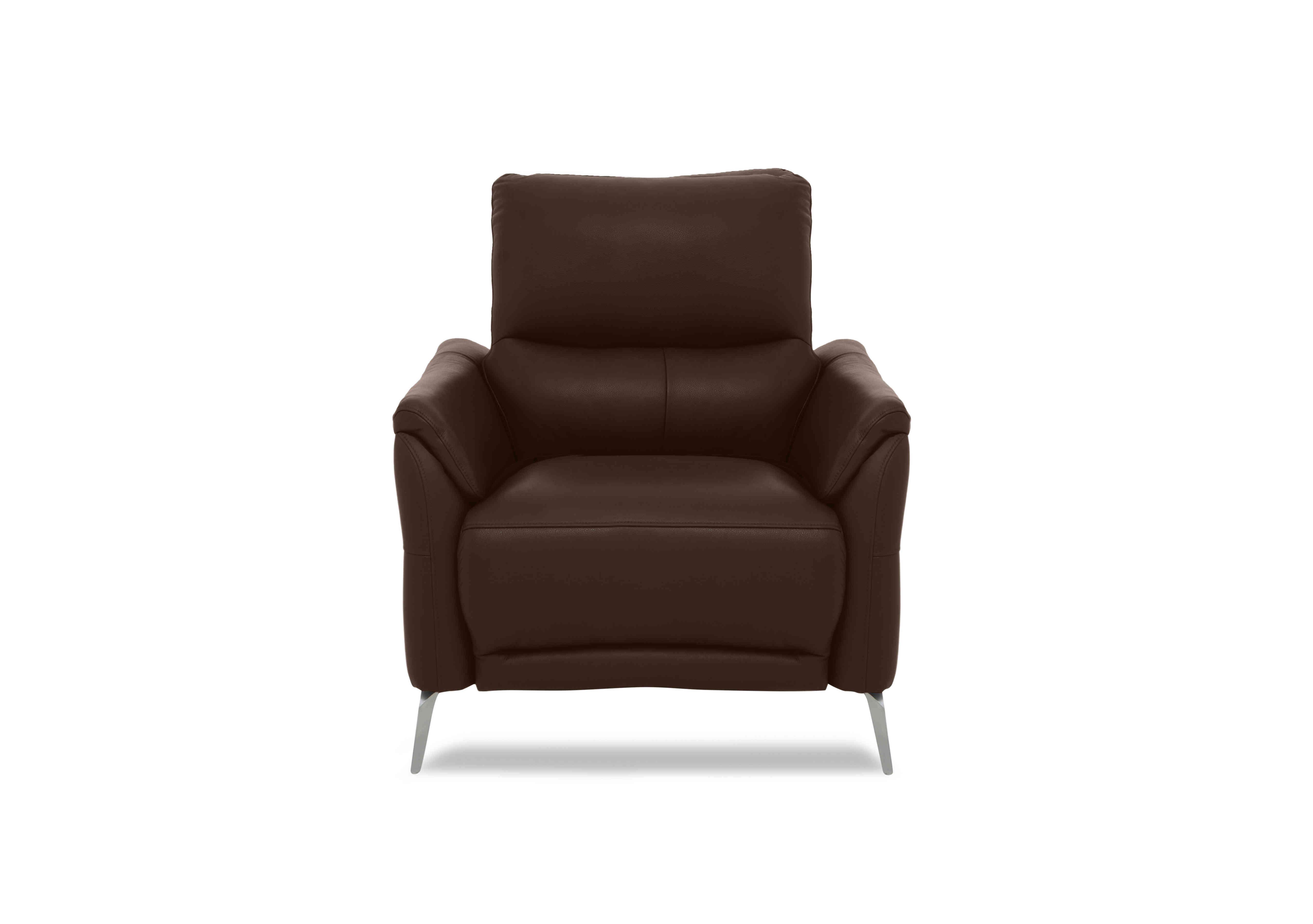 Daytona Leather Chair in Cat-60/08 Chocolate on Furniture Village
