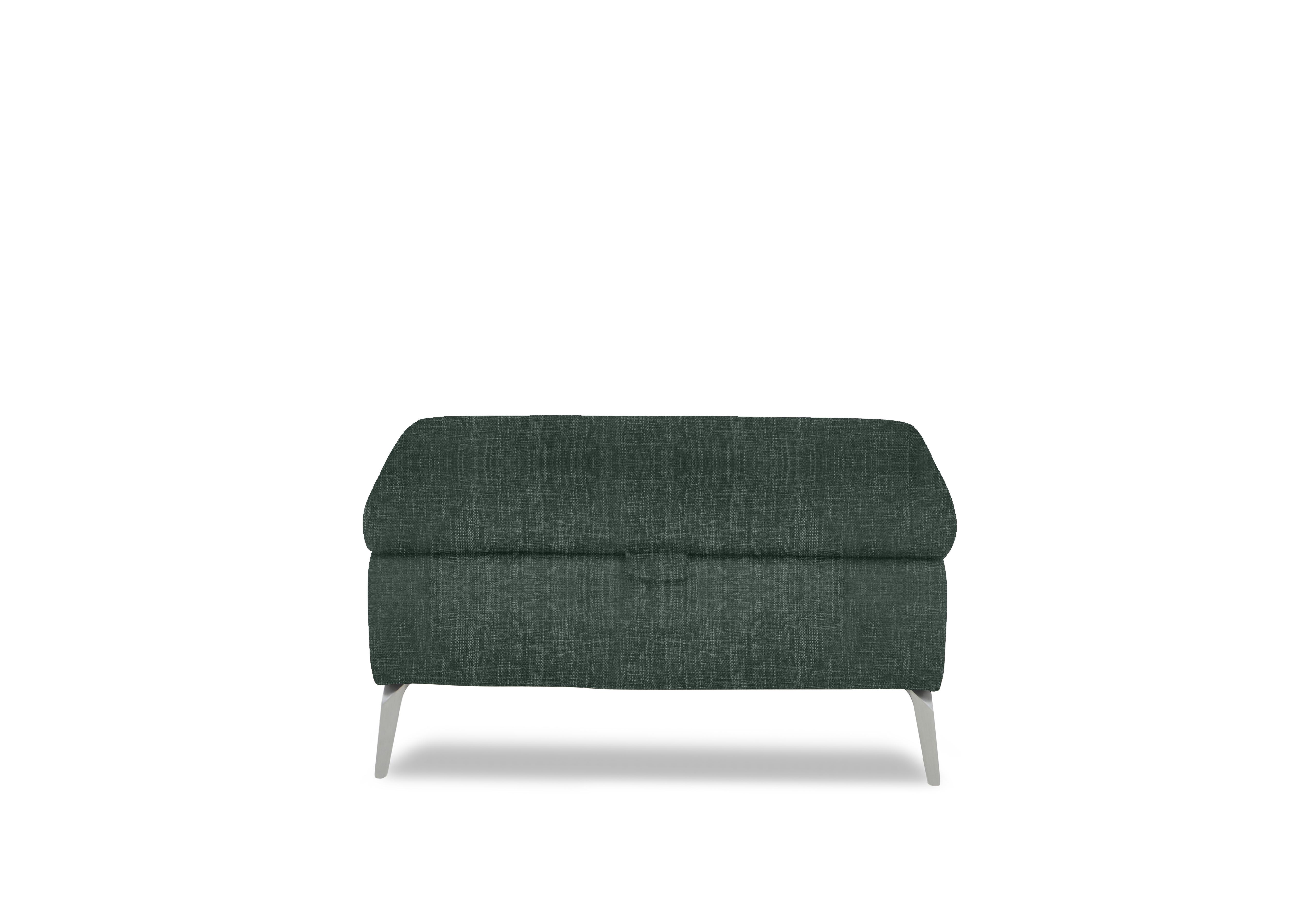 Daytona Fabric Storage Footstool in 19445 Anivia Green on Furniture Village