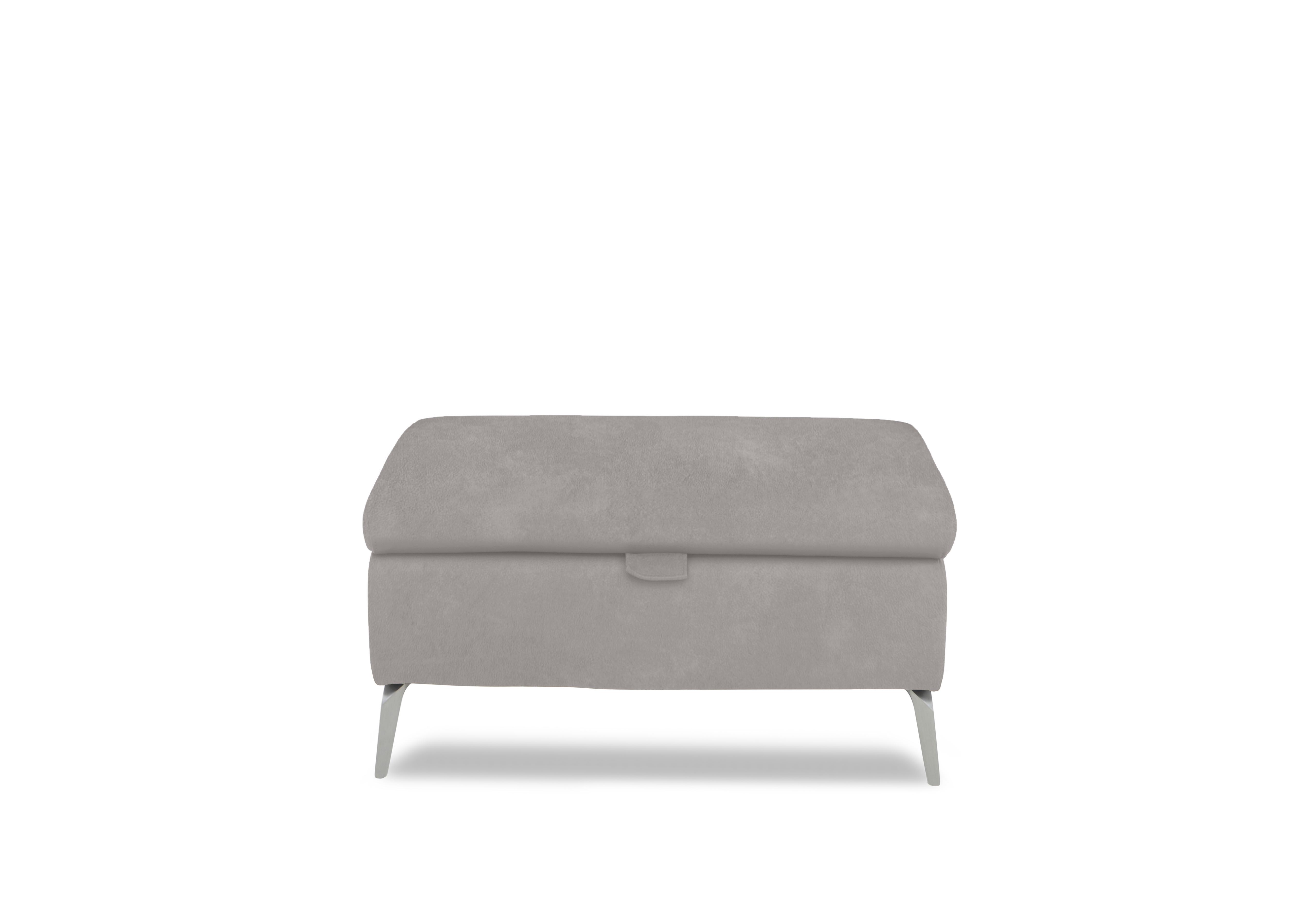 Daytona Fabric Storage Footstool in 43502 Dexter Stone on Furniture Village