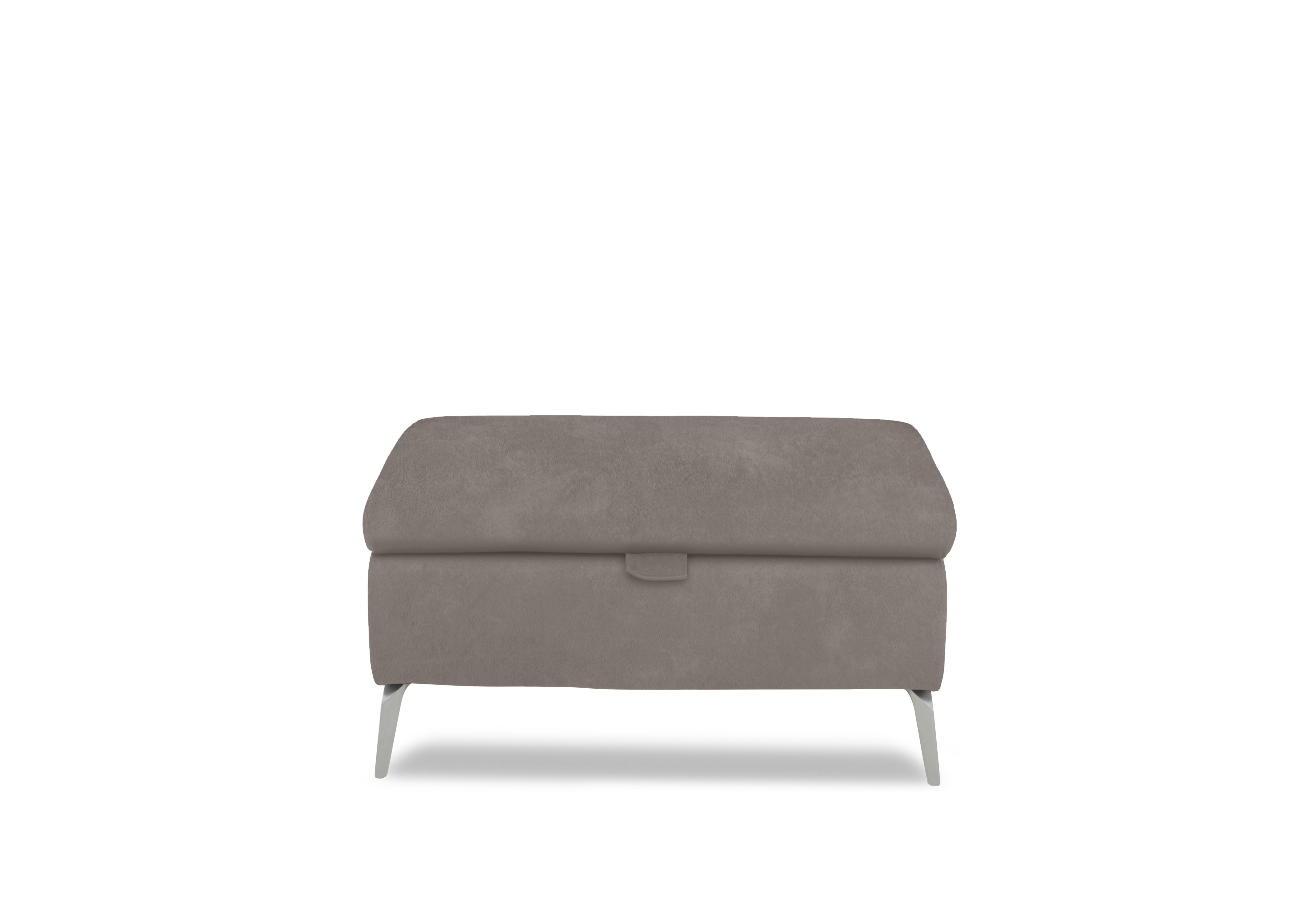 Daytona Fabric Storage Footstool in 43504 Dexter Mocha on Furniture Village