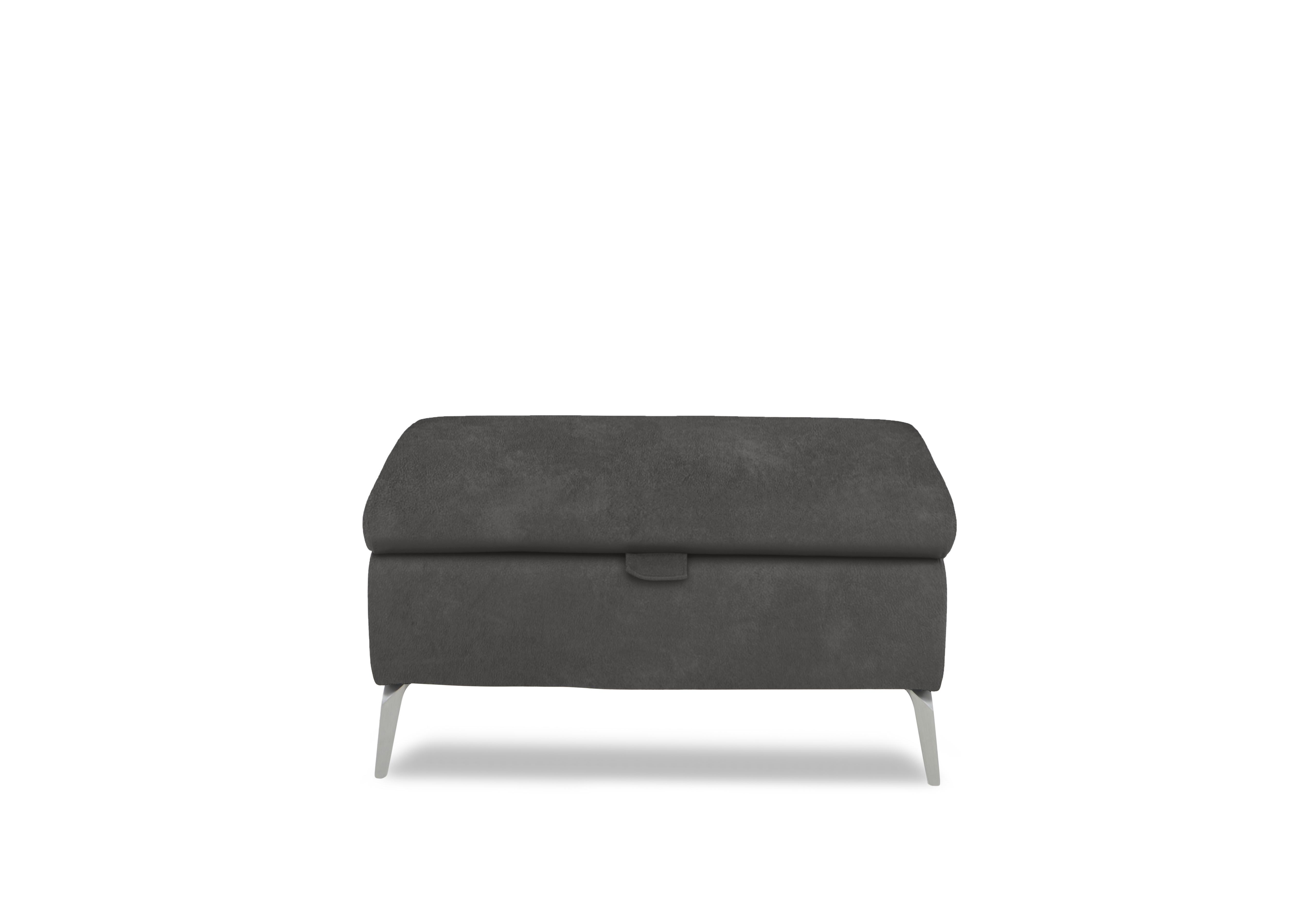 Daytona Fabric Storage Footstool in 43519 Dexter Shadow on Furniture Village