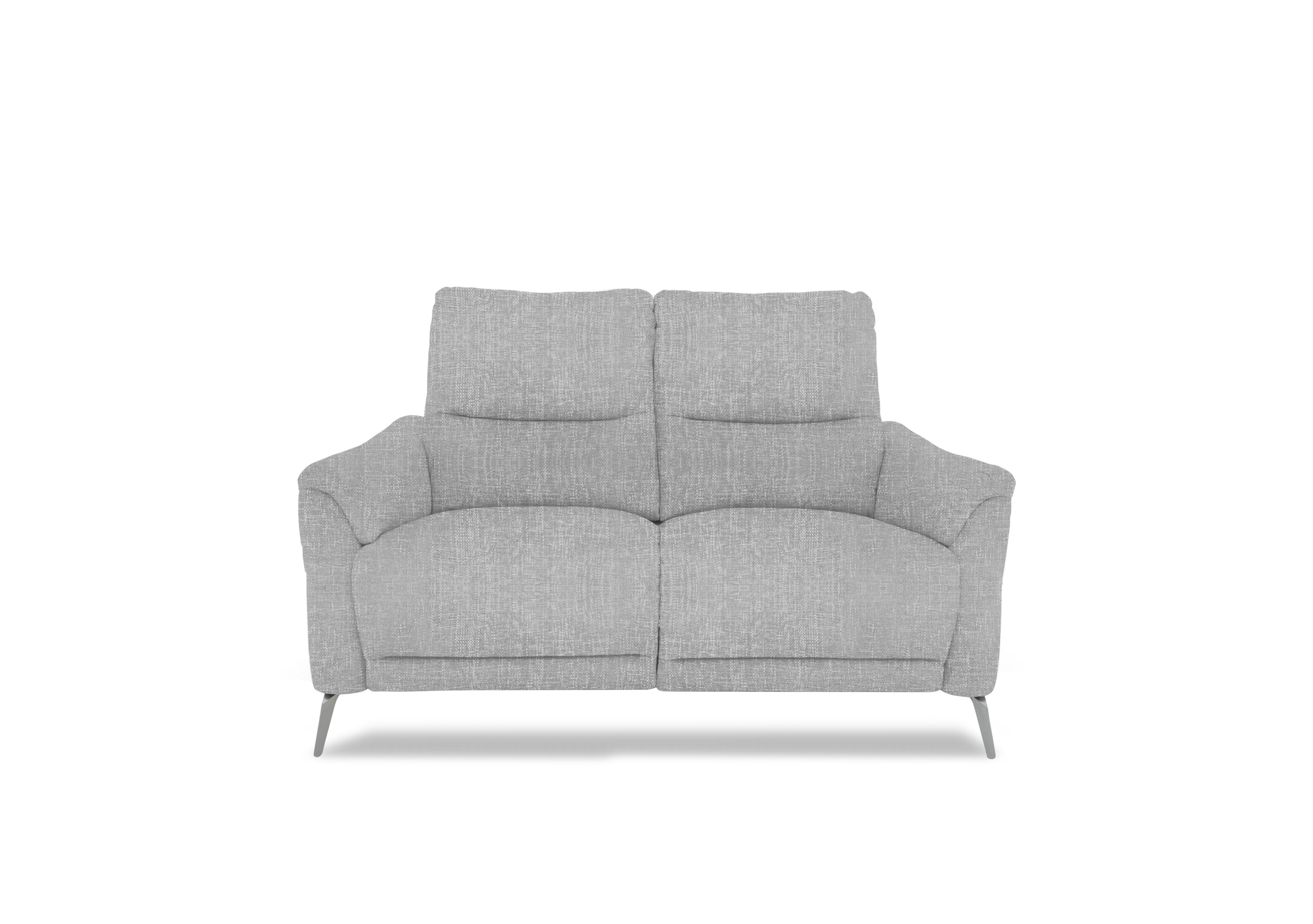 Daytona 2 Seater Fabric Power Recliner Sofa with Bluetooth Speaker in 11445 Anivia Light Grey on Furniture Village