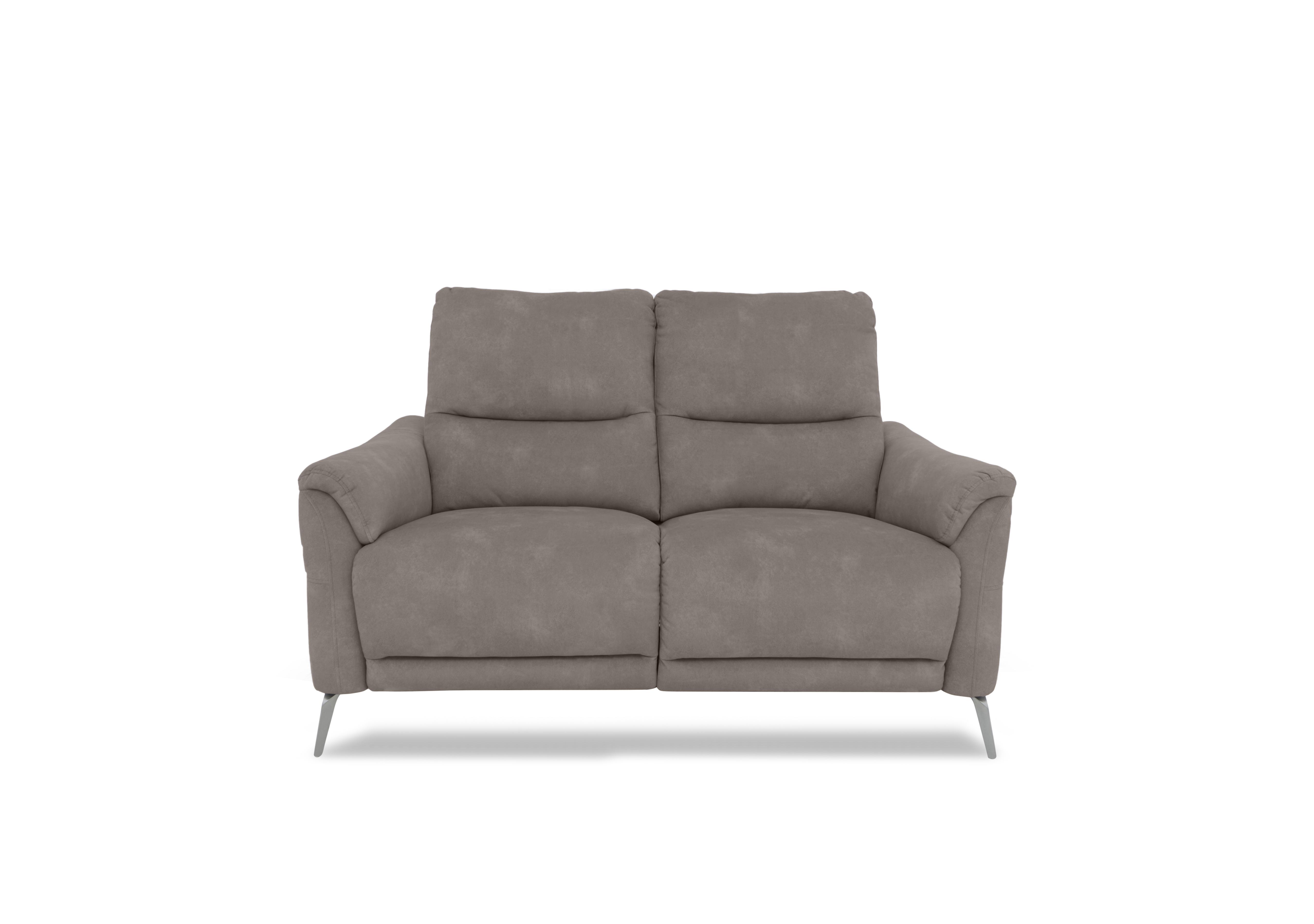 Daytona 2 Seater Fabric Power Recliner Sofa with Bluetooth Speaker in 43504 Dexter Mocha on Furniture Village