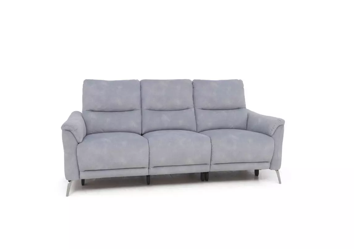 Daytona 3 Seater Fabric Power Recliner Sofa with Bluetooth Speaker Furniture Village