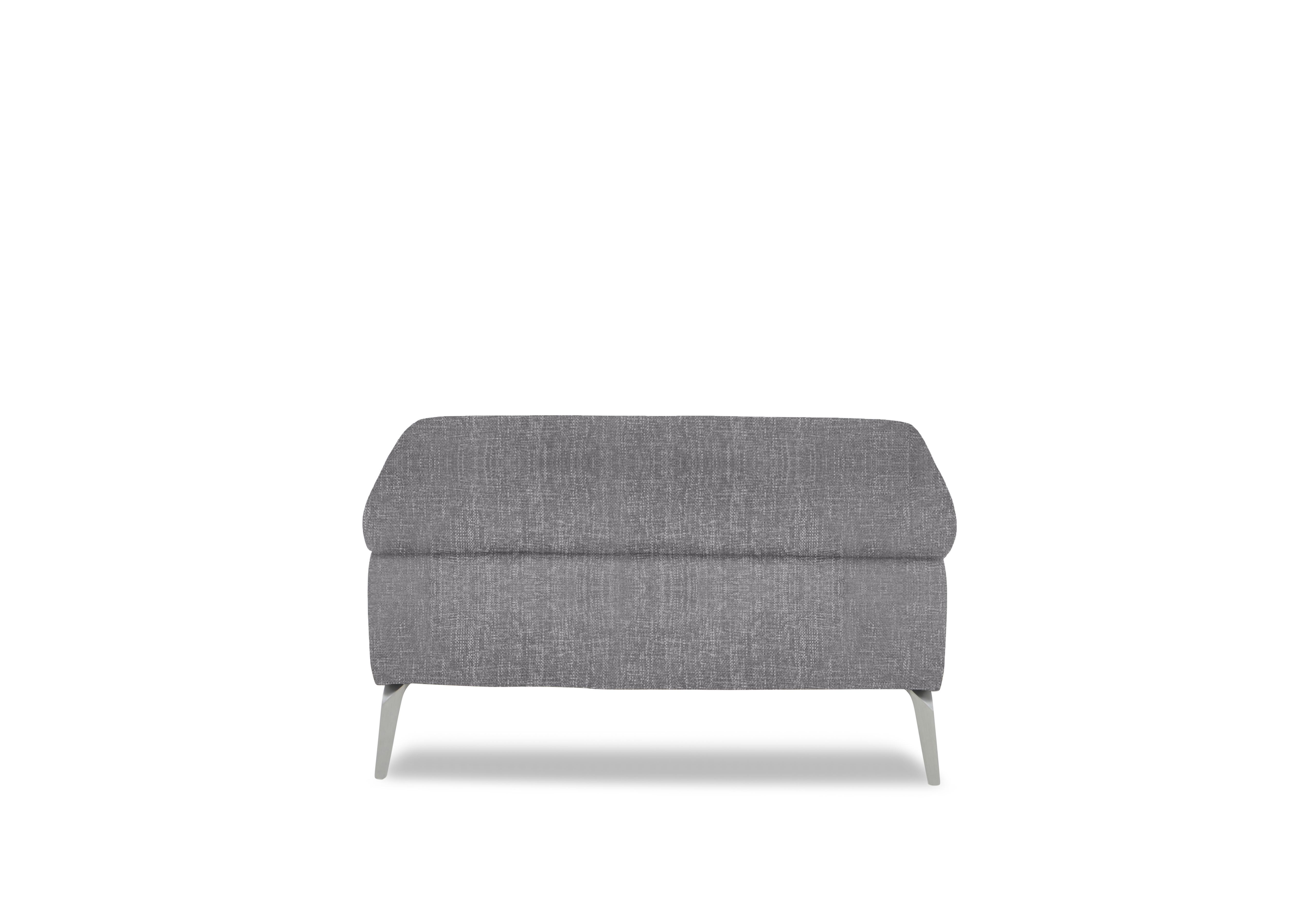 Daytona Fabric Footstool in 12445 Anivia Grey on Furniture Village
