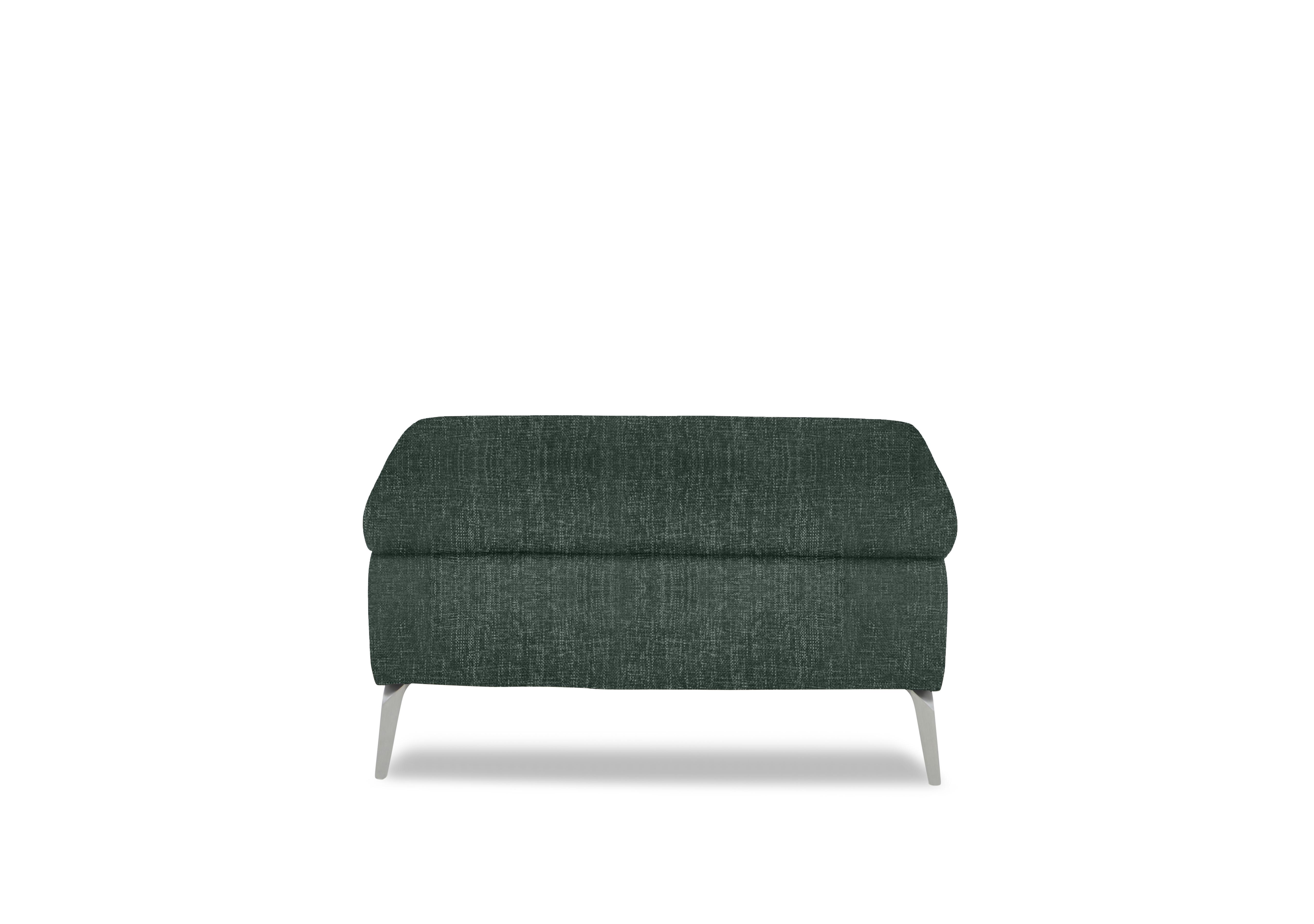 Daytona Fabric Footstool in 19445 Anivia Green on Furniture Village