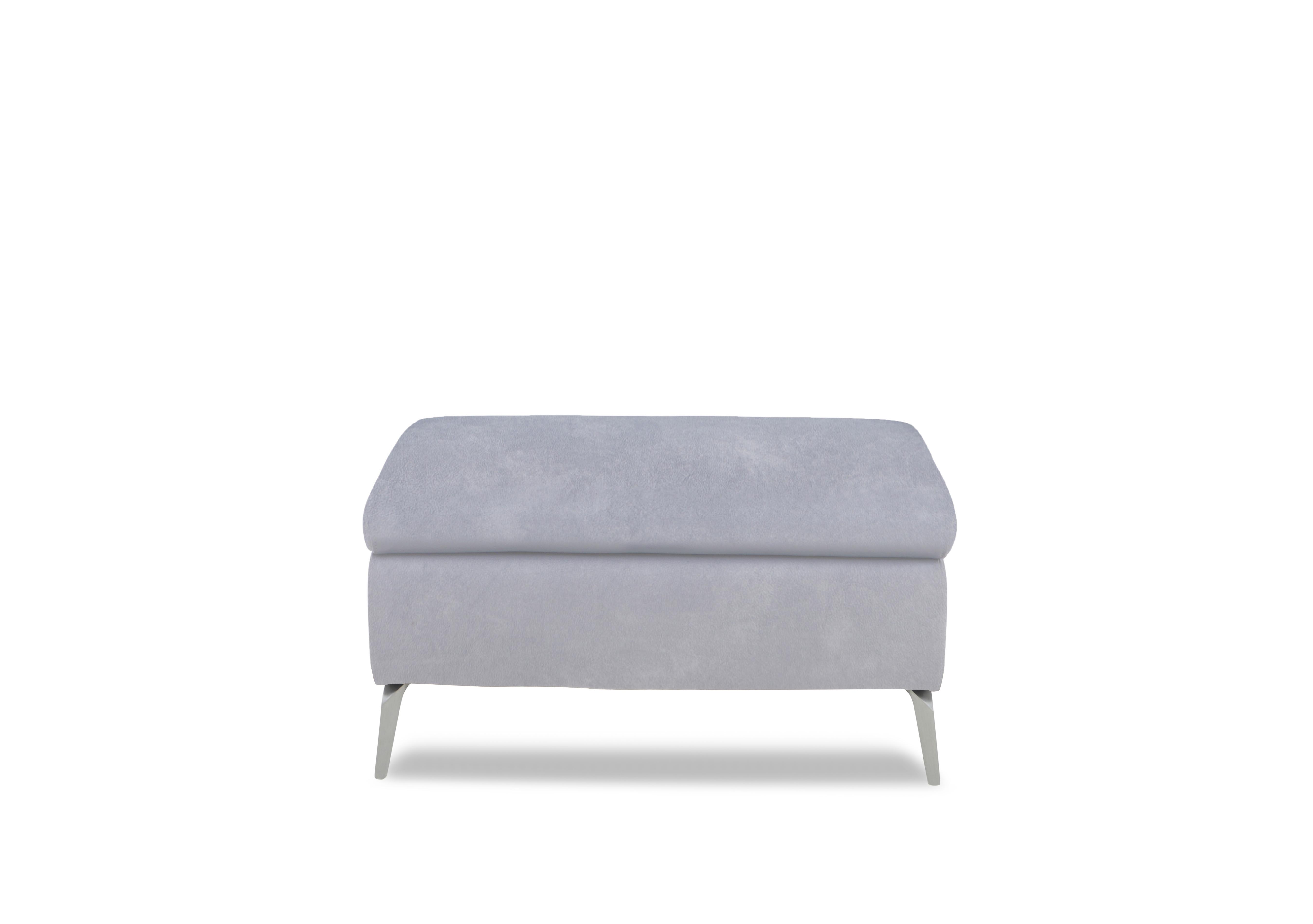 Daytona Fabric Footstool in 43516 Dexter Smoke on Furniture Village