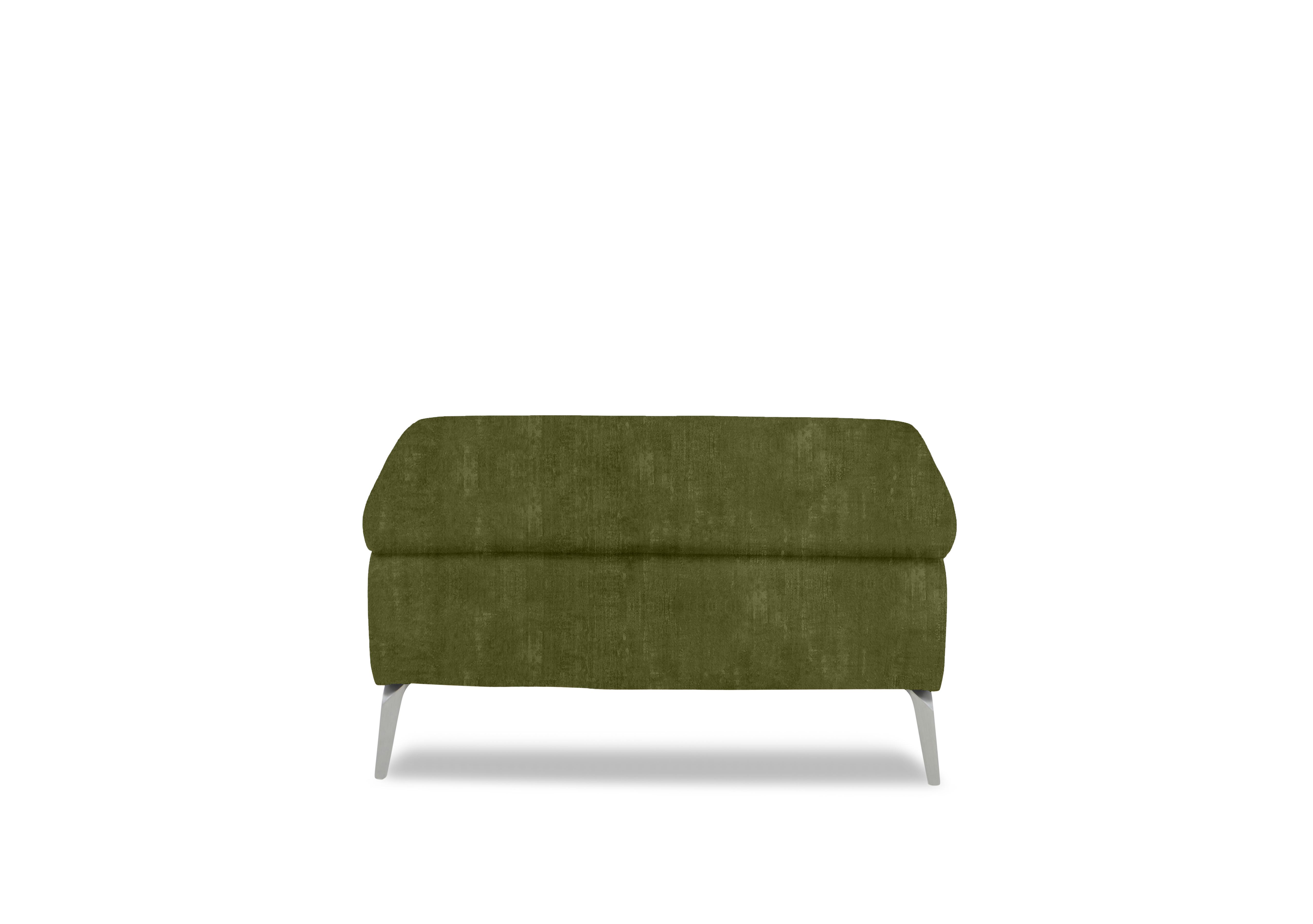 Daytona Fabric Footstool in 52003 Heritage Olive on Furniture Village
