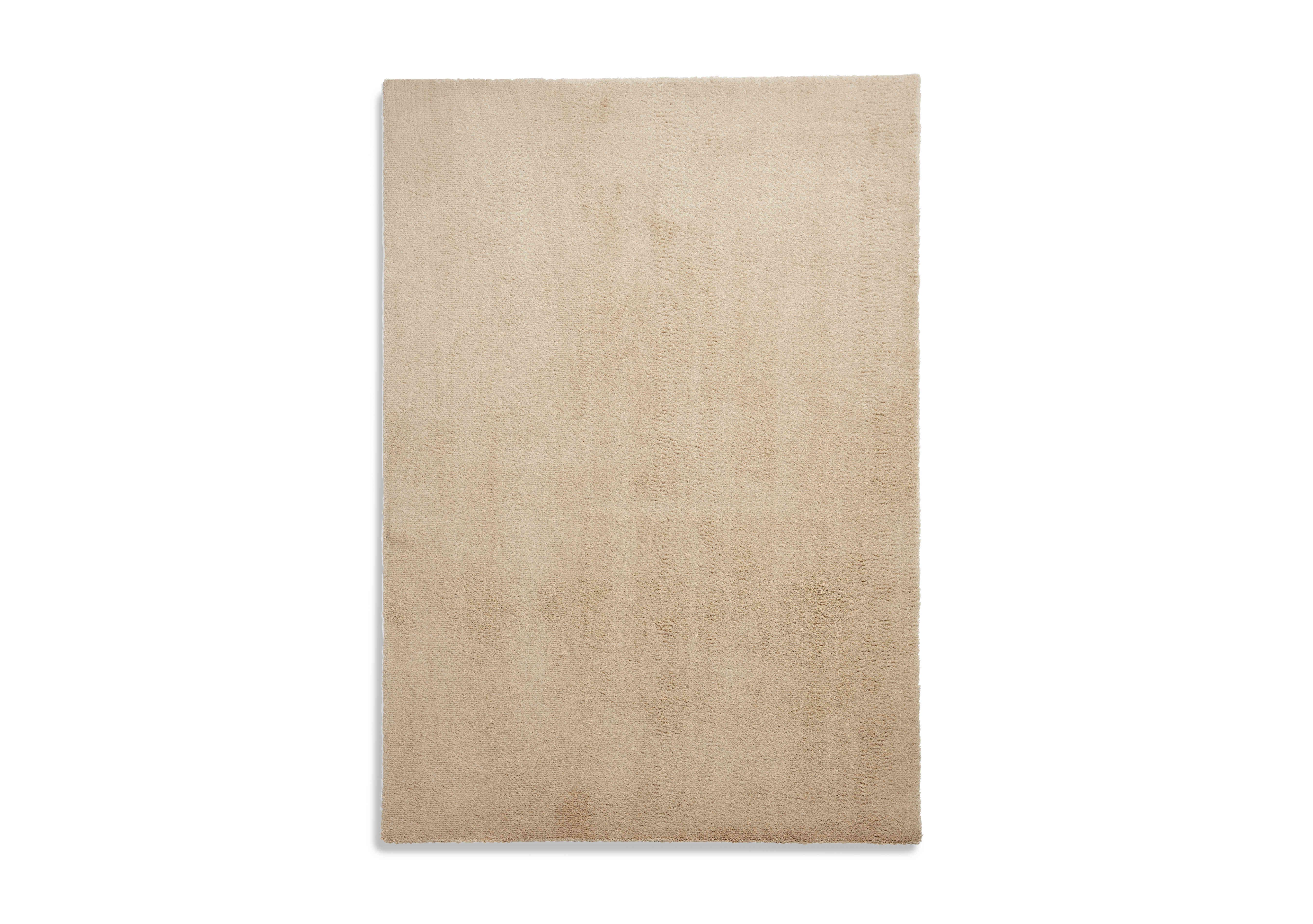 Rena Washable Rug in Beige on Furniture Village