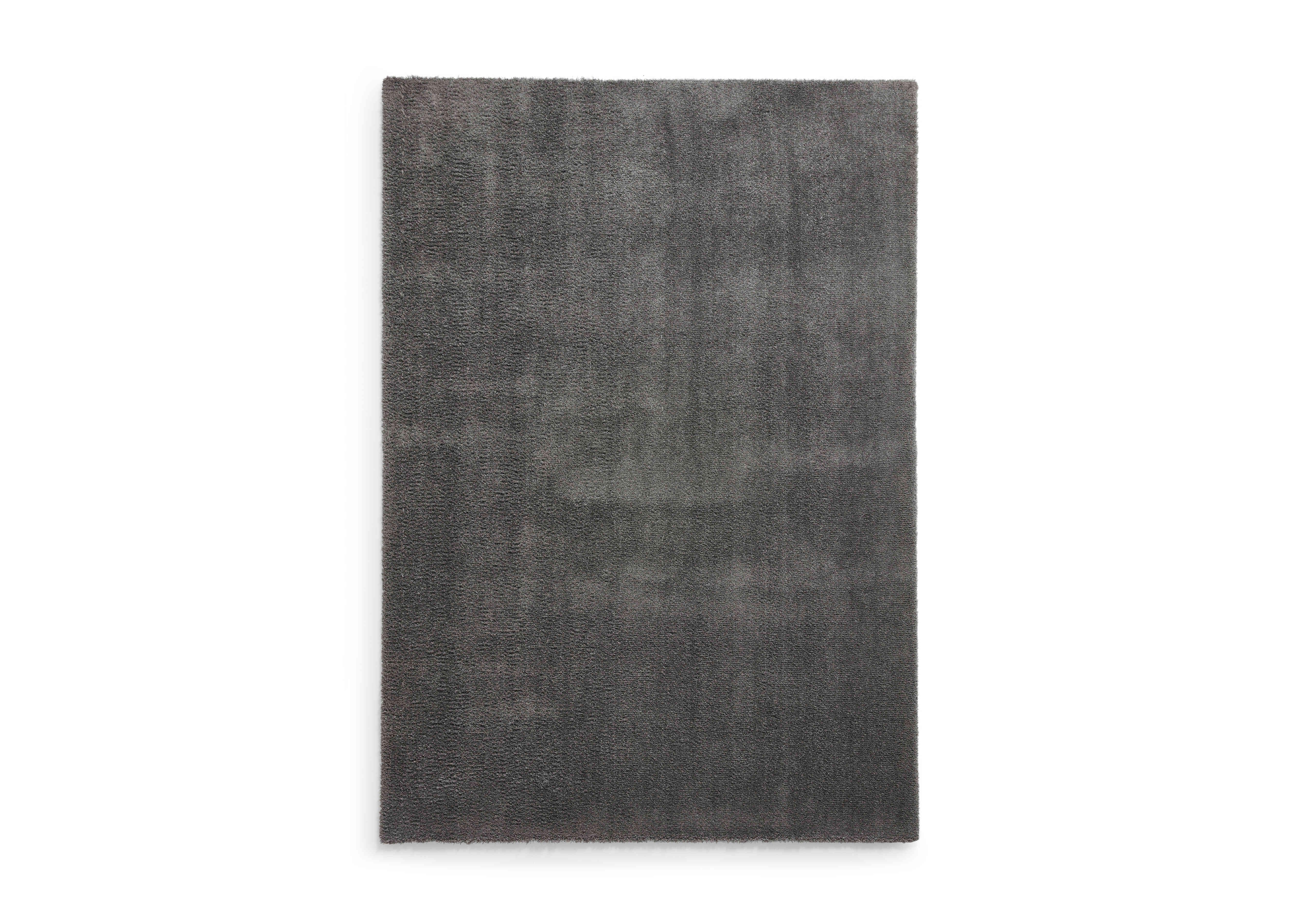 Rena Washable Rug in Charcoal on Furniture Village