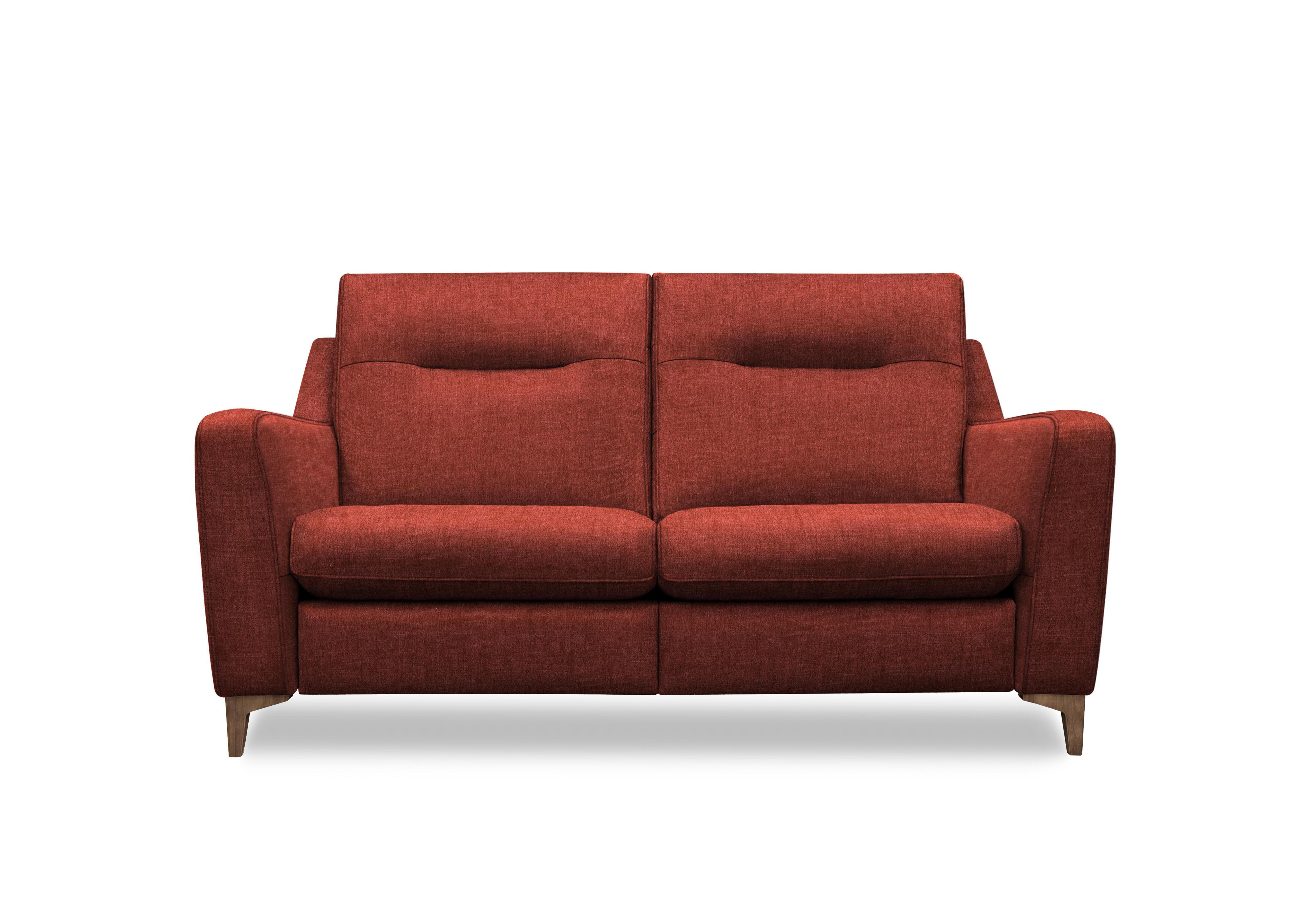 Arlo 2 Seater Fabric Sofa in B148 Manhattan Burgundy Wal Ft on Furniture Village
