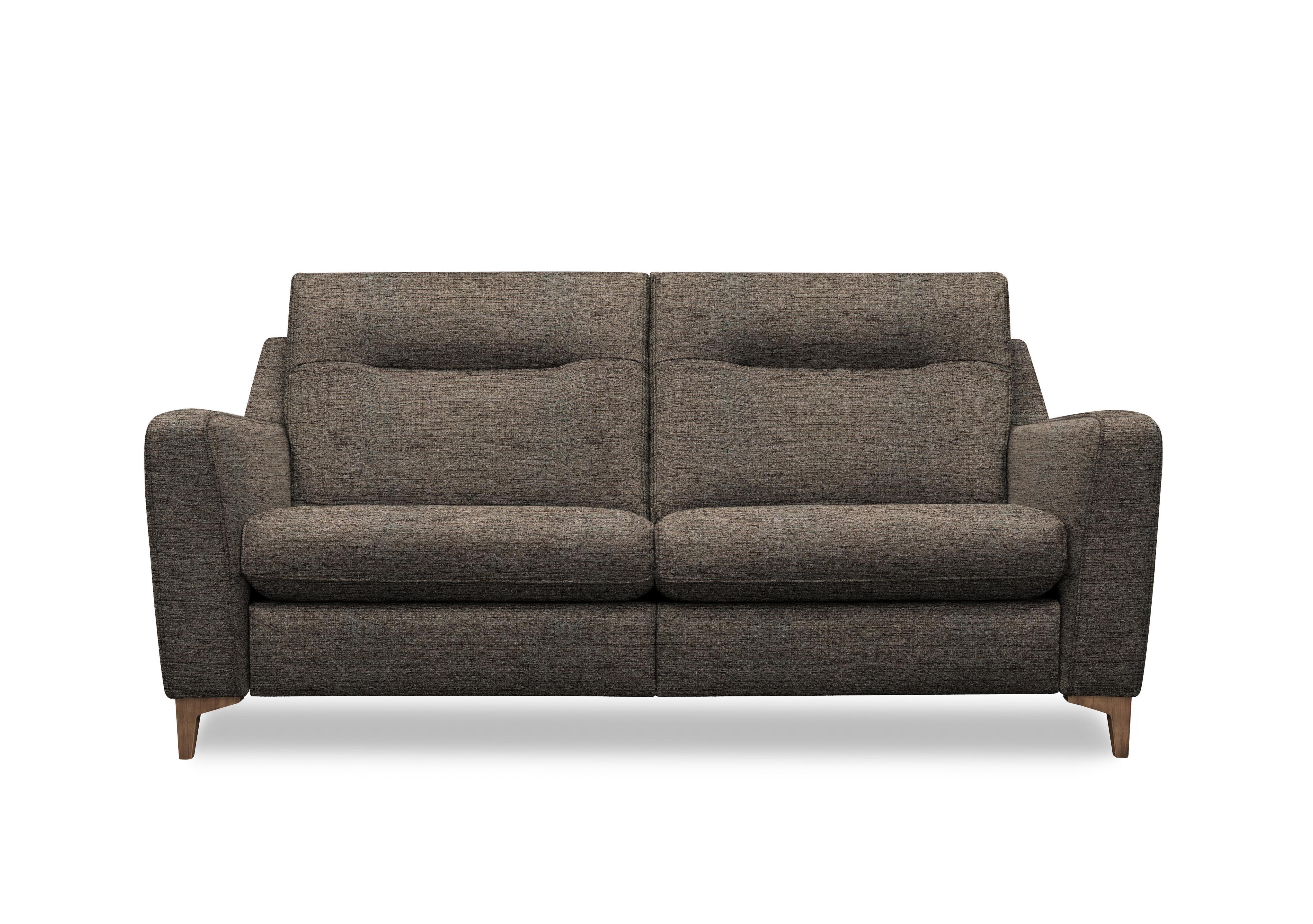 Arlo 3 Seater Fabric Sofa in A008 Yarn Slate Wal Ft on Furniture Village