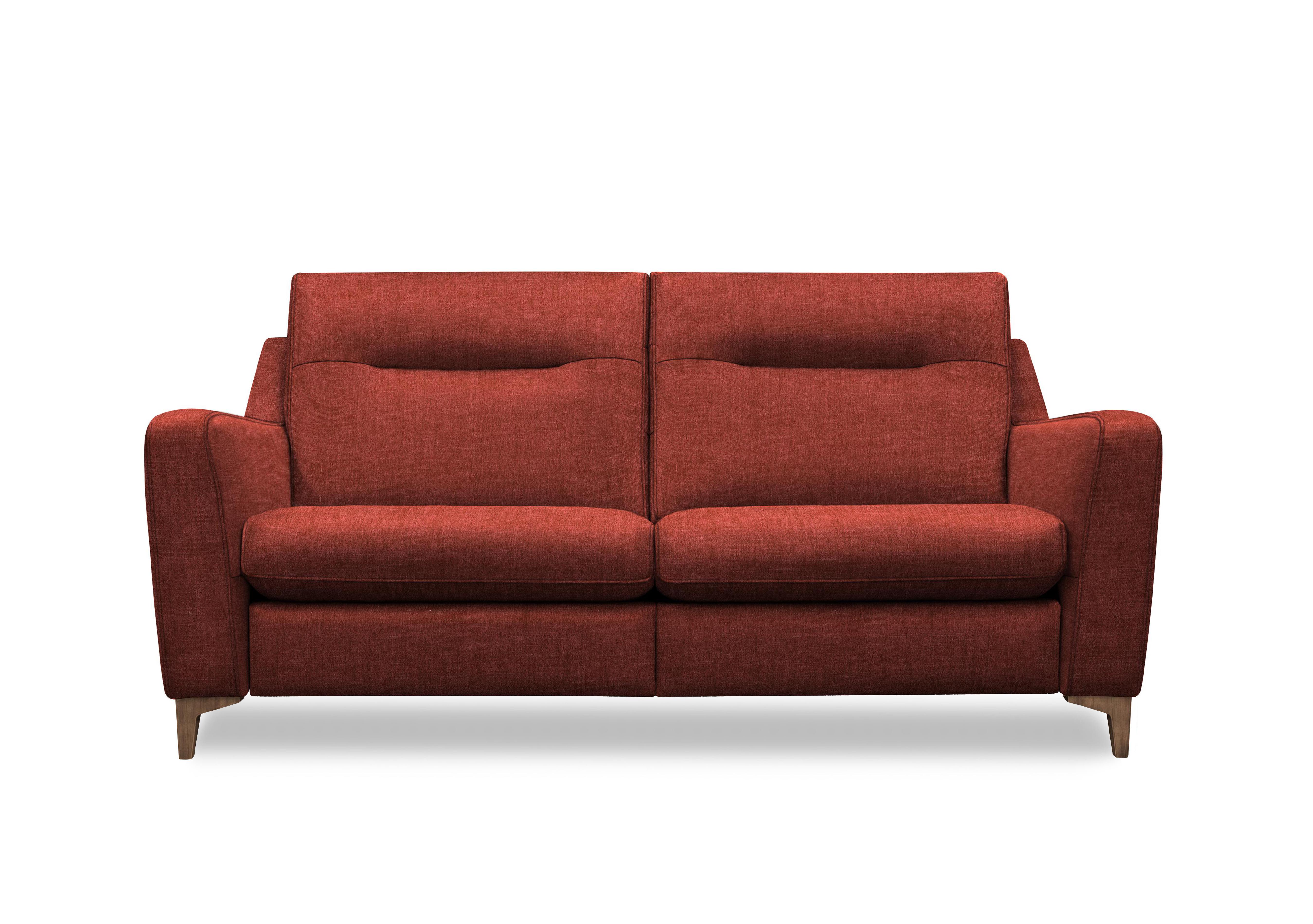 Arlo 3 Seater Fabric Sofa in B148 Manhattan Burgundy Wal Ft on Furniture Village