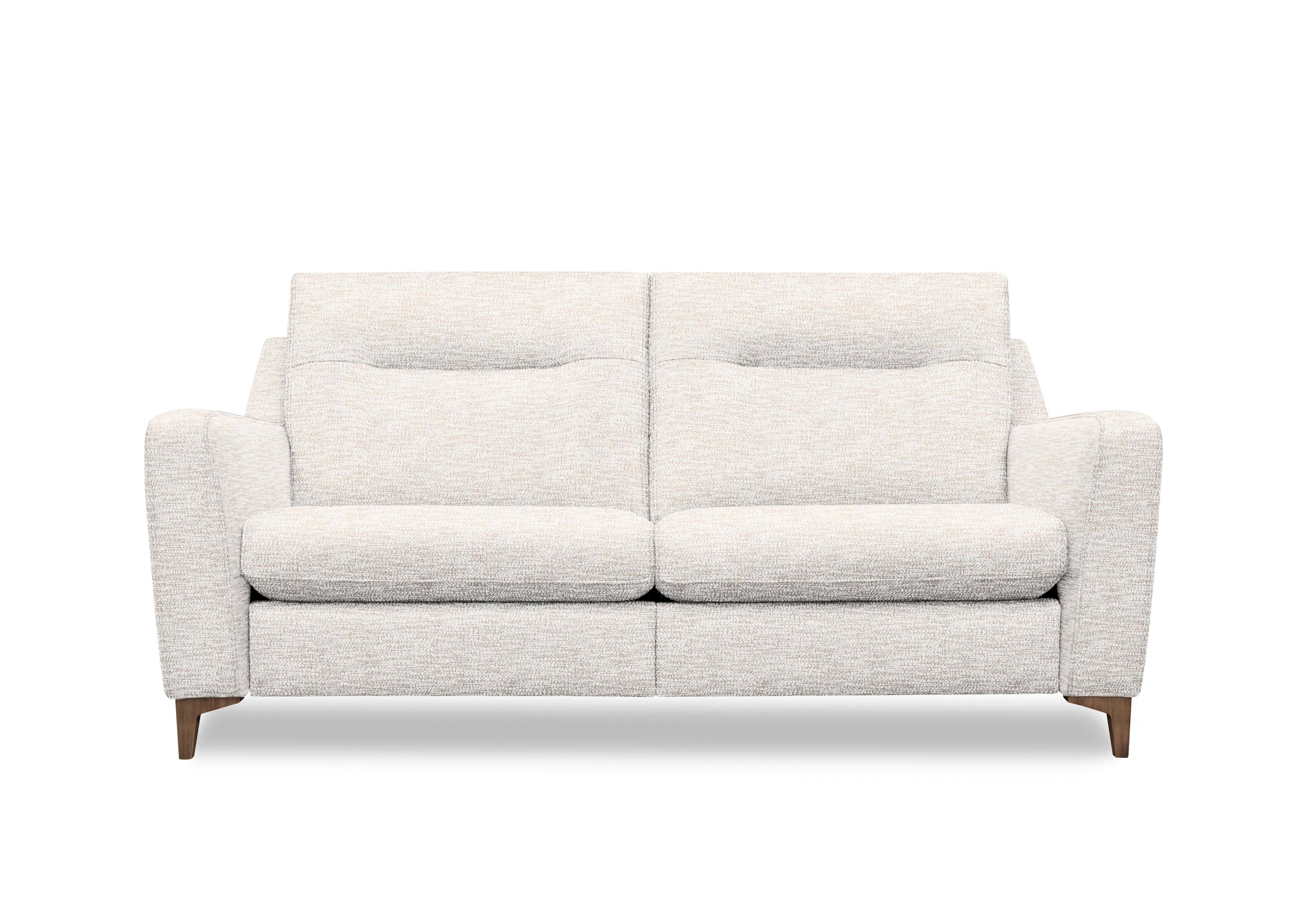 Arlo 3 Seater Fabric Sofa in C931 Rush Cream Wal Ft on Furniture Village