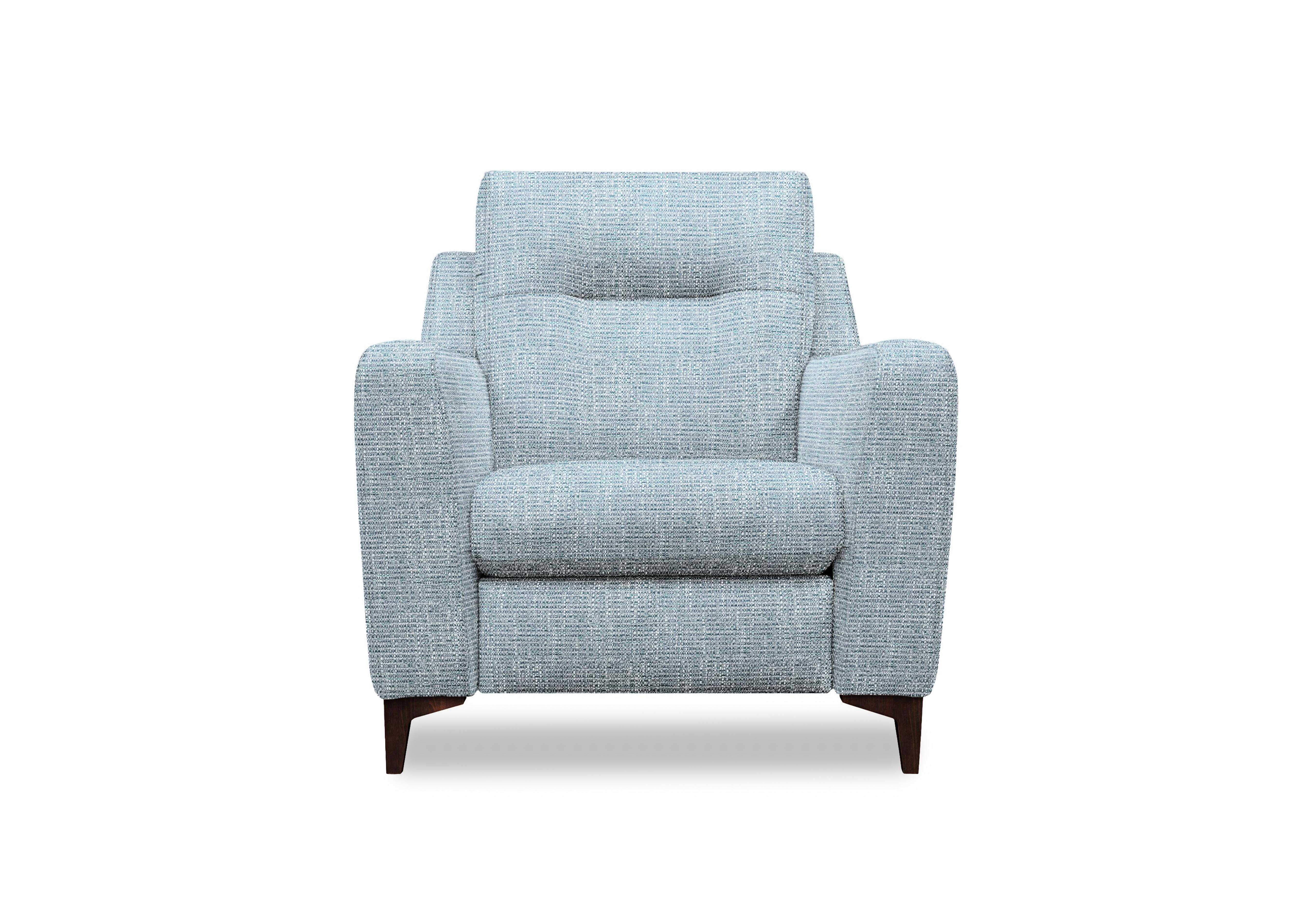 Arlo Fabric Chair in B133 Libby Sky Wal Ft on Furniture Village