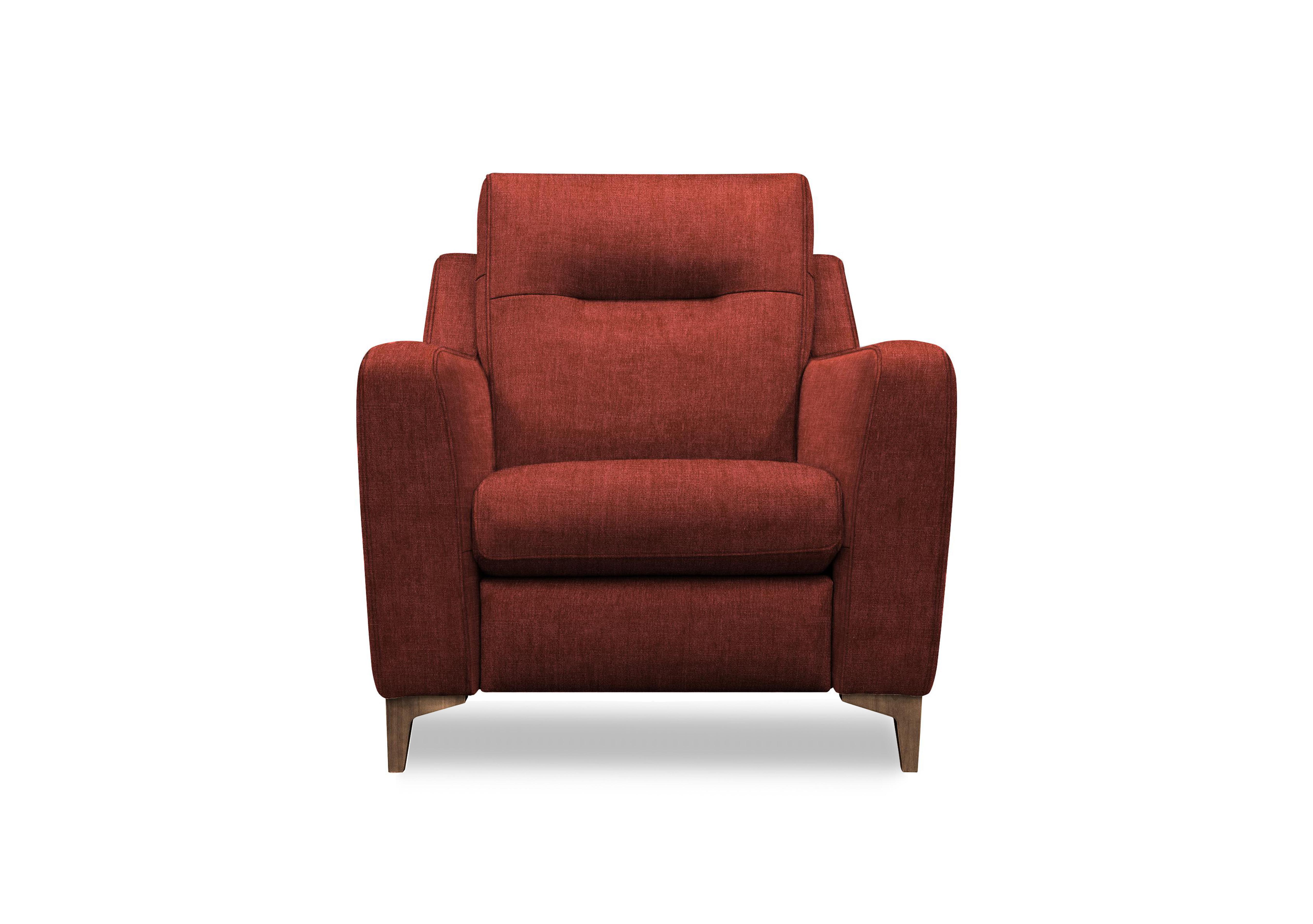 Arlo Fabric Chair in B148 Manhattan Burgundy Wal Ft on Furniture Village