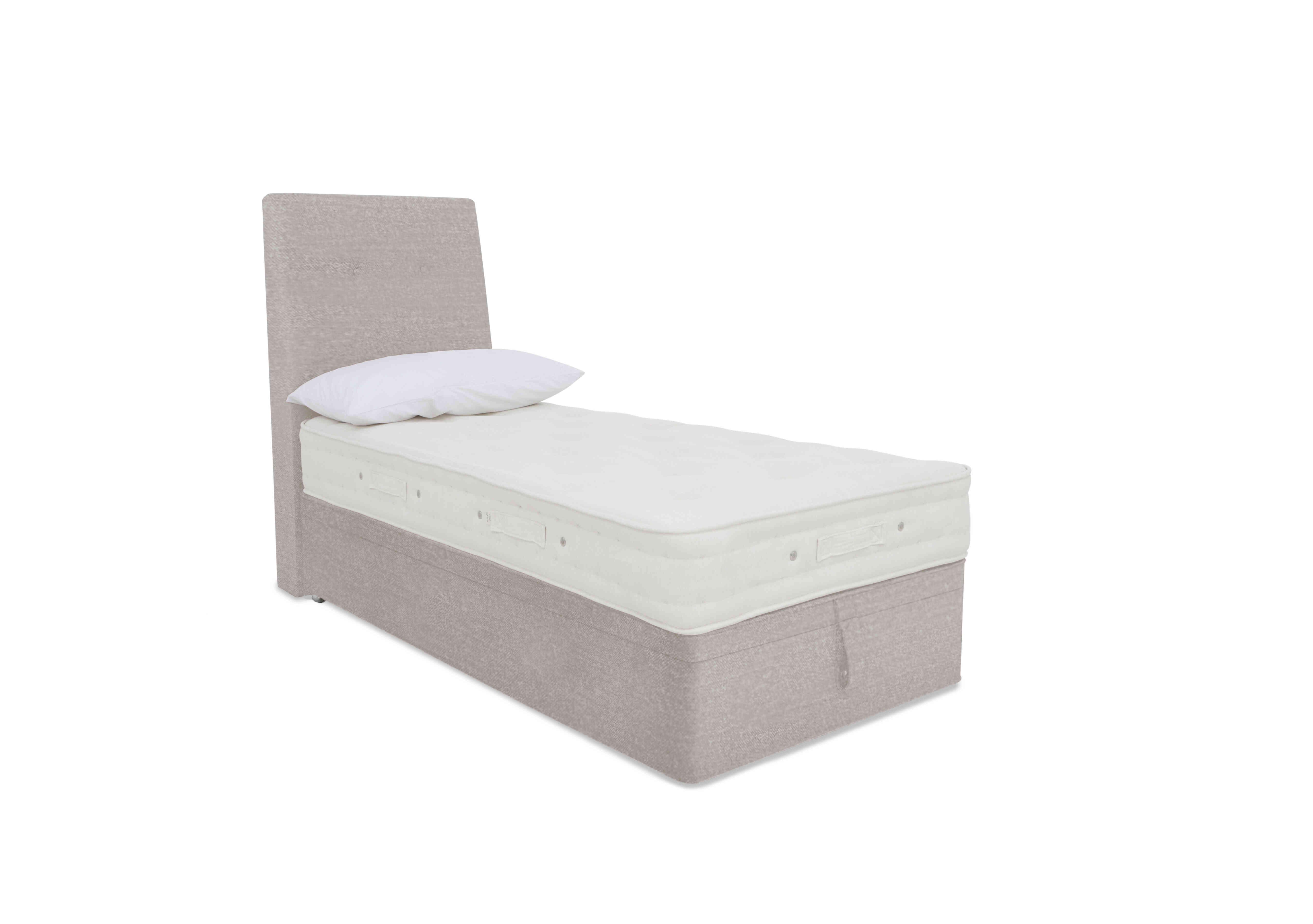 Luxury Firm 1 Ottoman Divan Set in Maestro 9022 Hessian on Furniture Village
