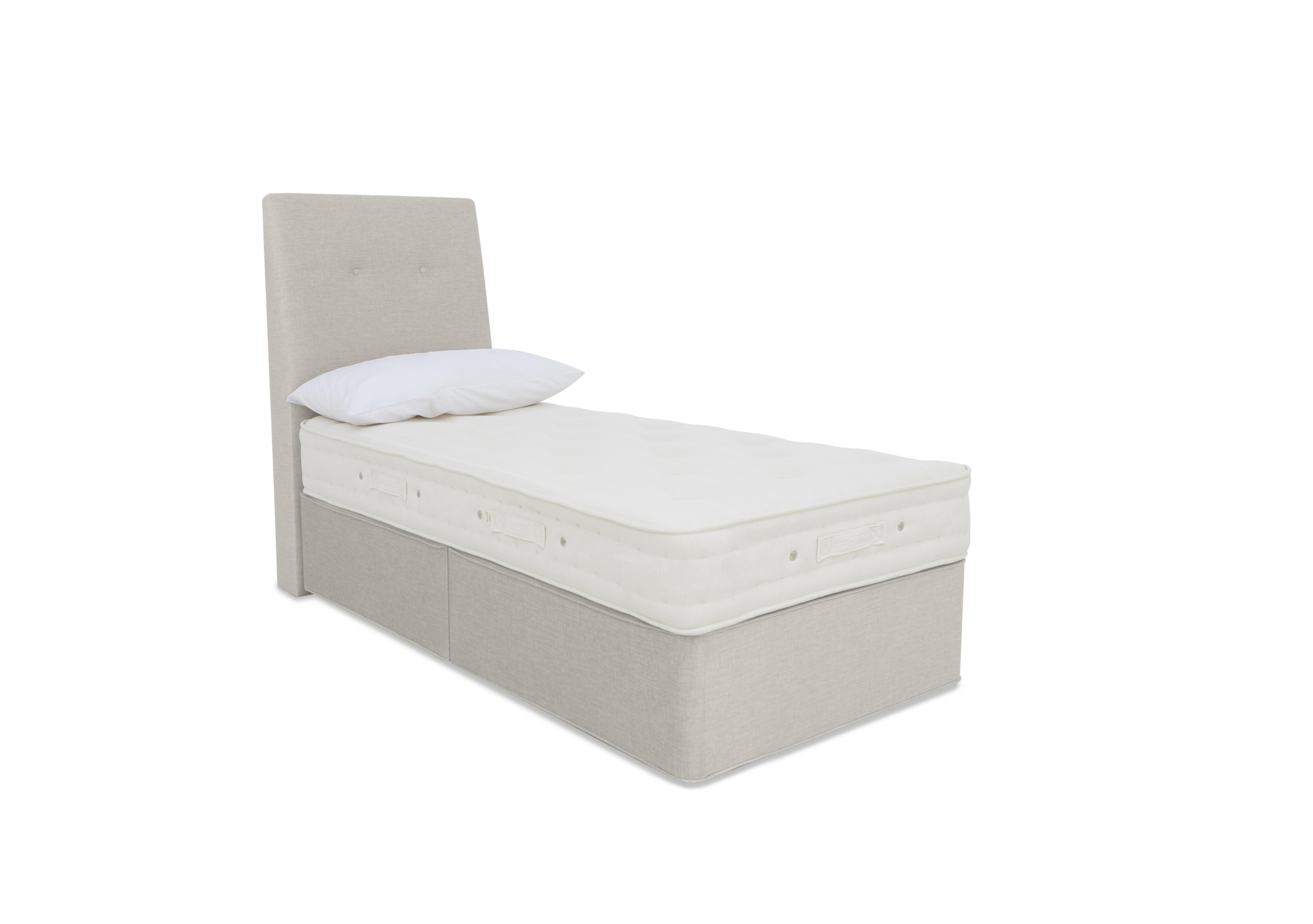 Luxury Firm 1 Divan Set in Premium 903 Misty Moonstone on Furniture Village