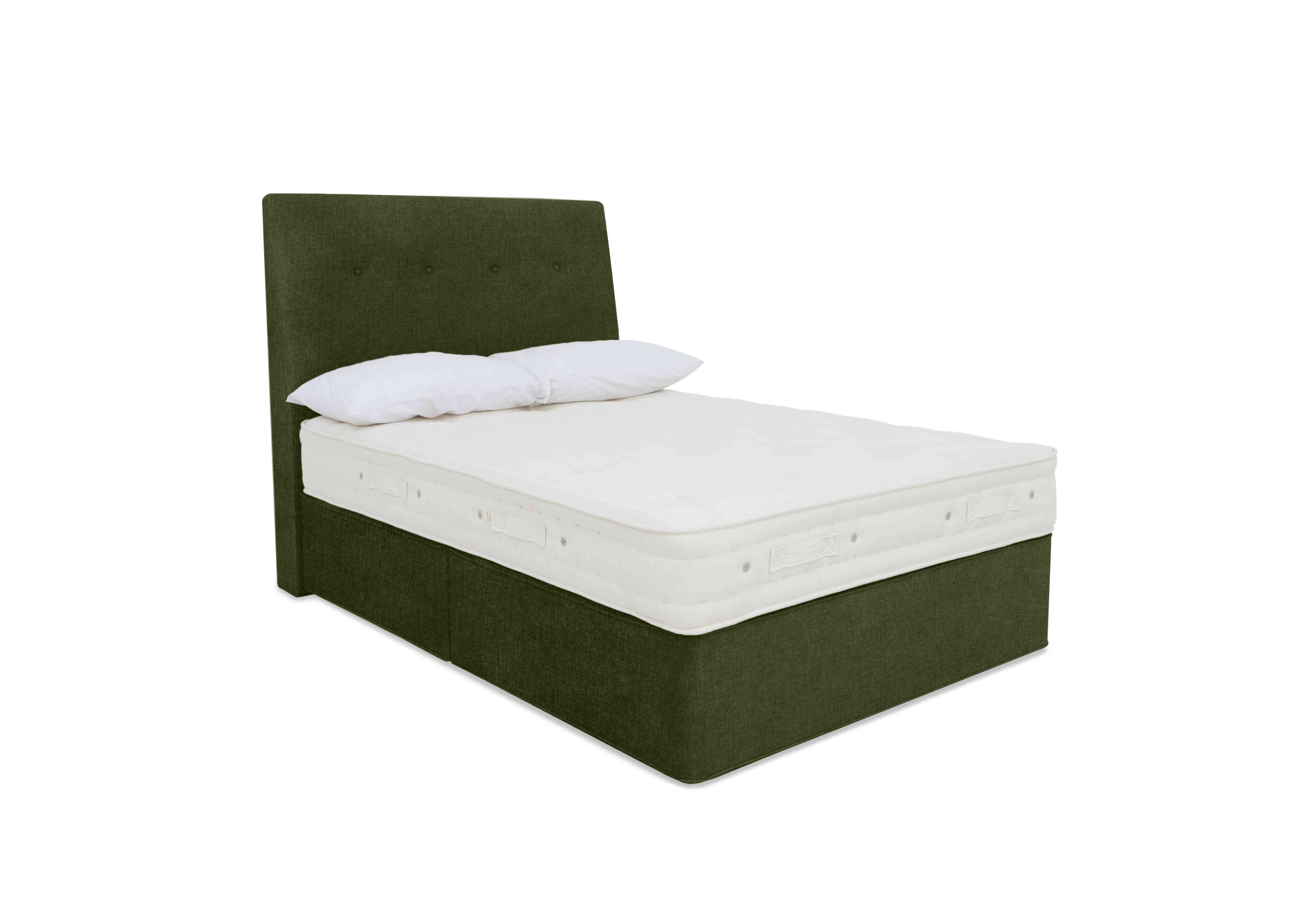Luxury Firm 1 Divan Set in Zenith 501 Palm on Furniture Village