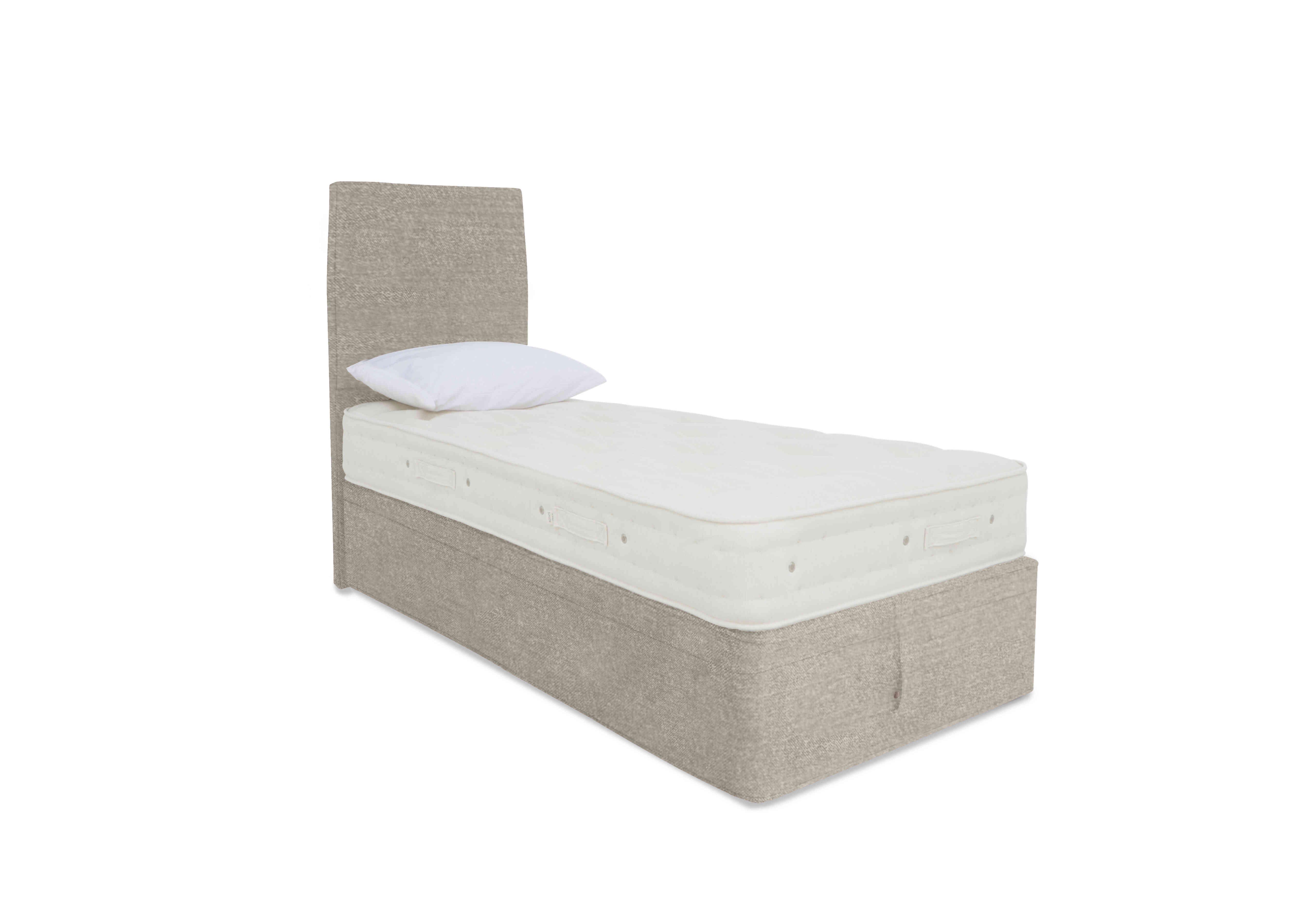 Luxury Firm 2 Ottoman Divan Set in Imperio 904 Biscuit on Furniture Village