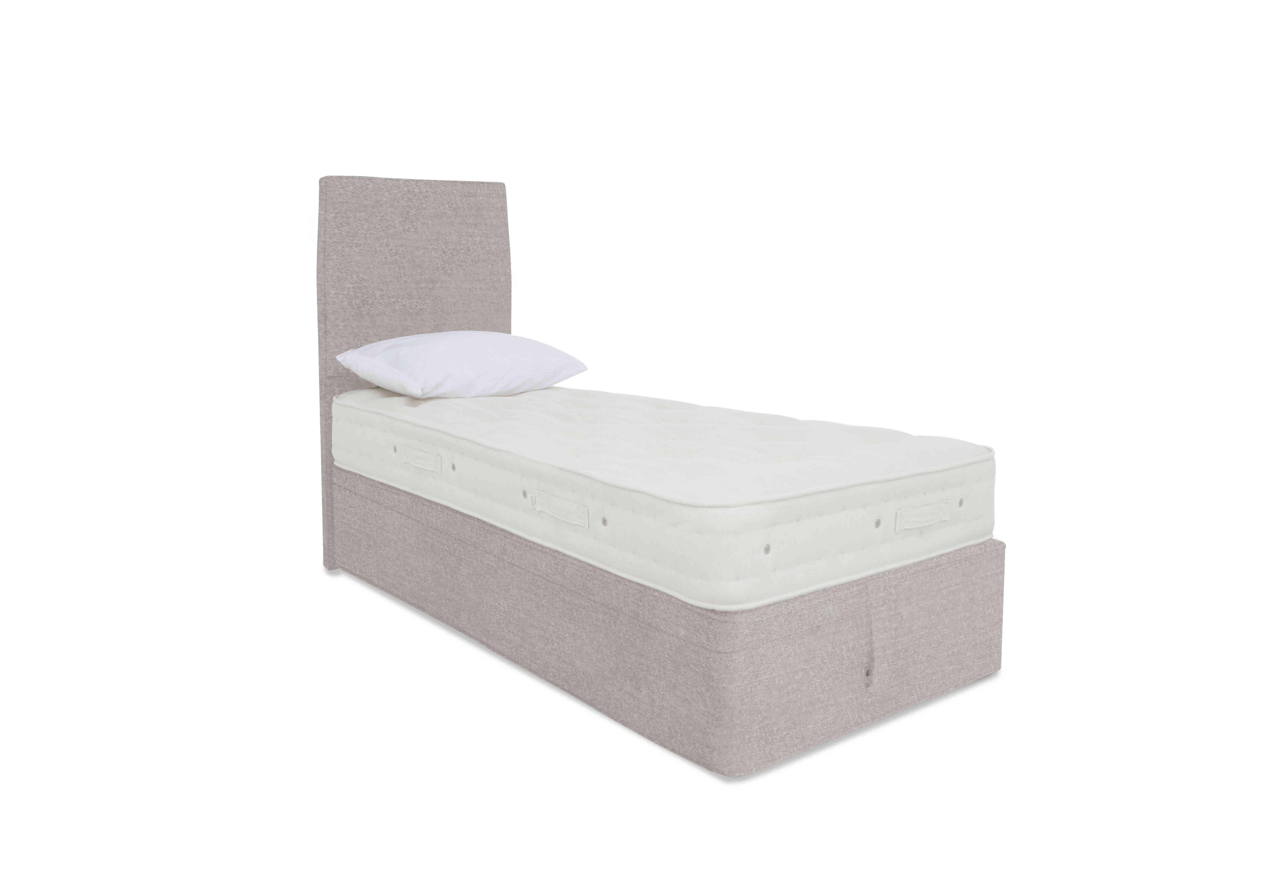 Luxury Firm 2 Ottoman Divan Set in Maestro 9022 Hessian on Furniture Village