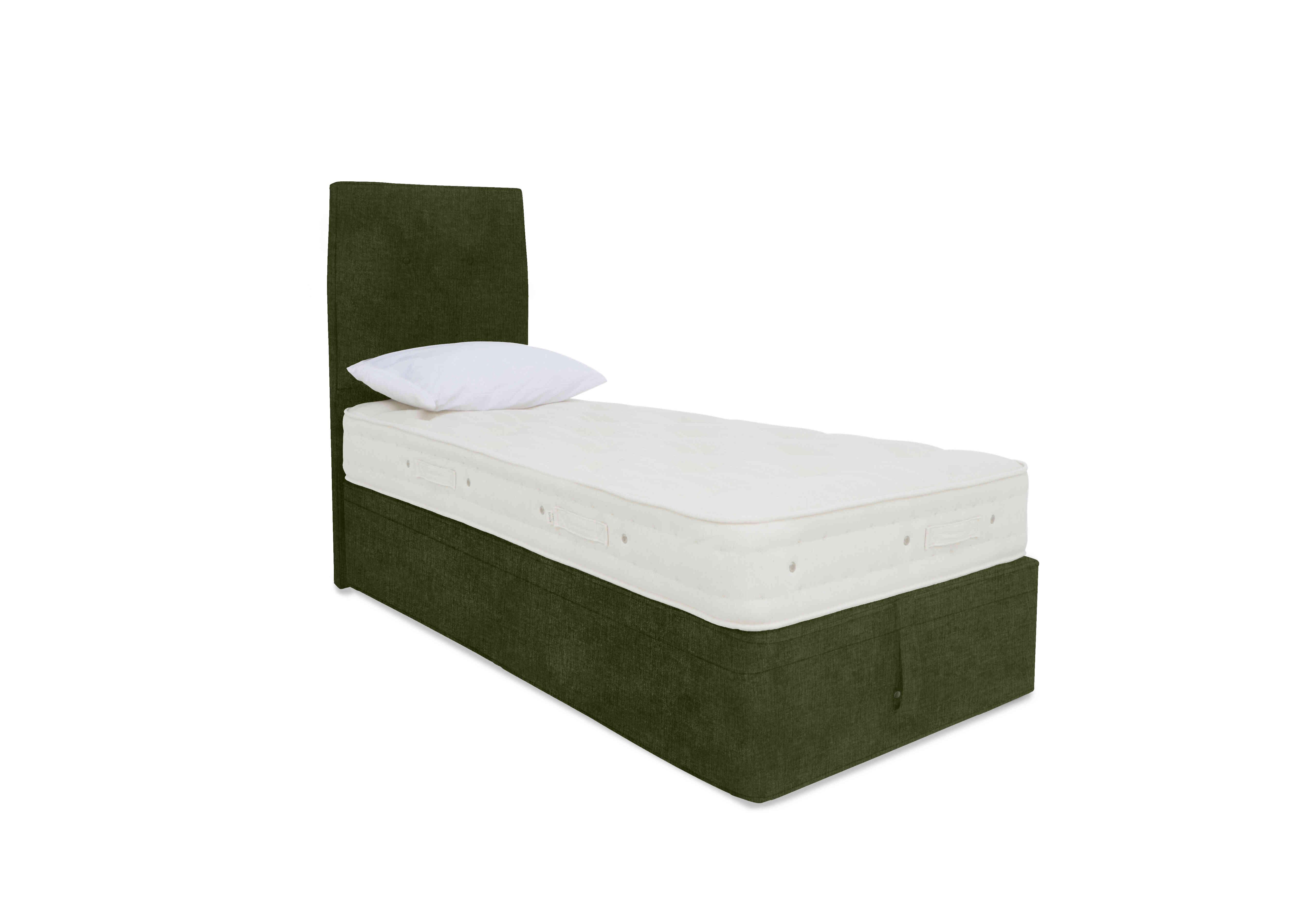 Luxury Firm 2 Ottoman Divan Set in Zenith 501 Palm on Furniture Village